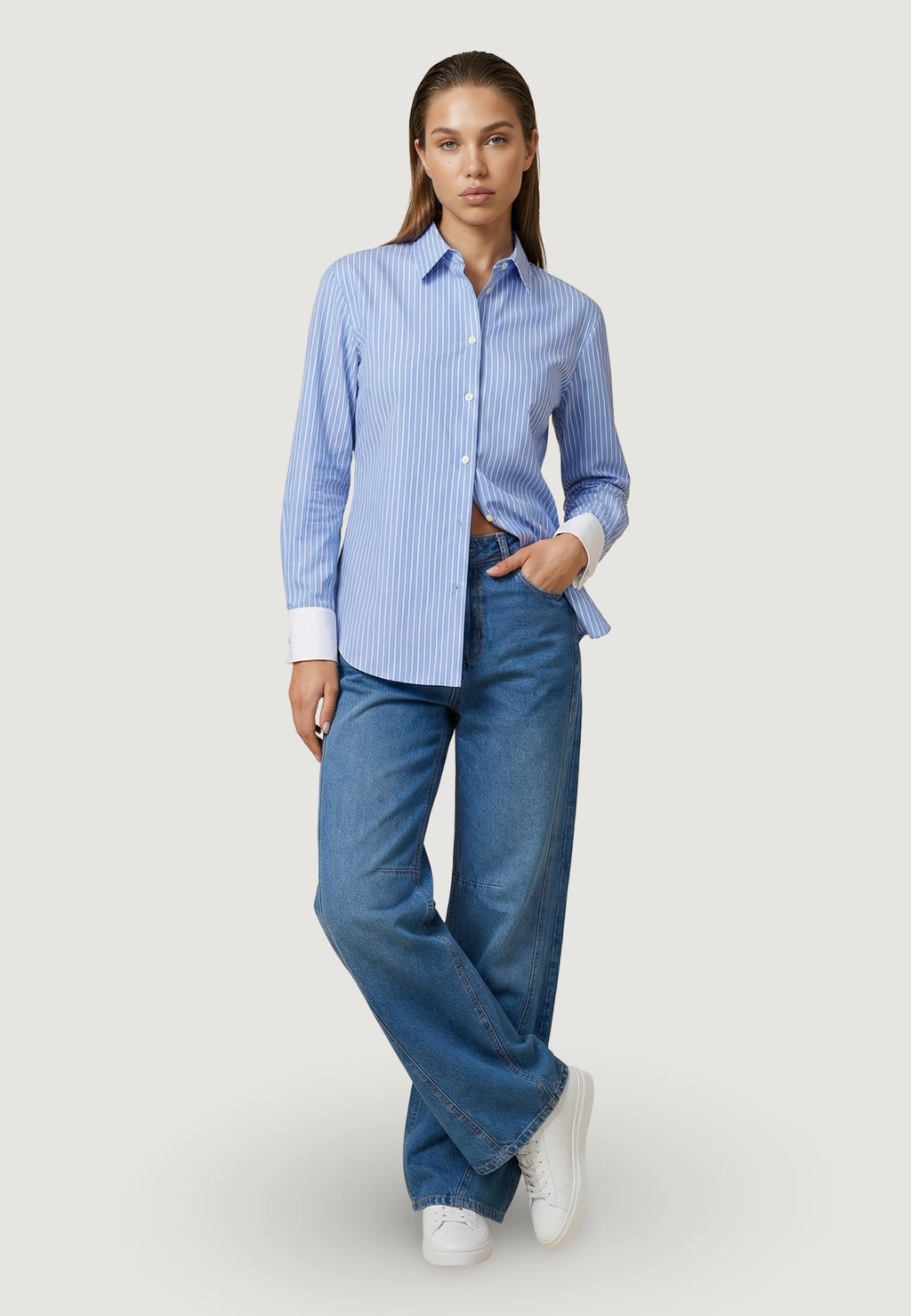 Camicia Cotone Righe