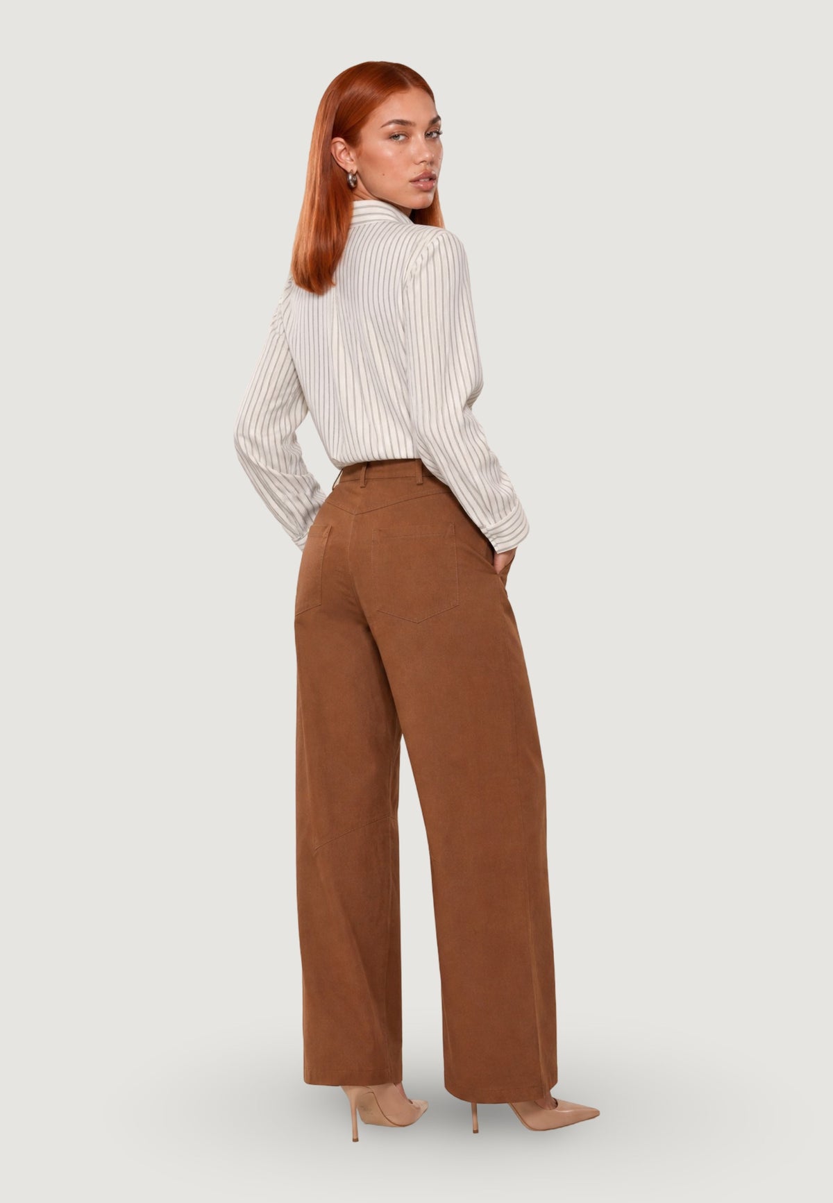 Pantaloni Cotone Dritti