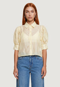 Camicia Cotone Maniche Balloon