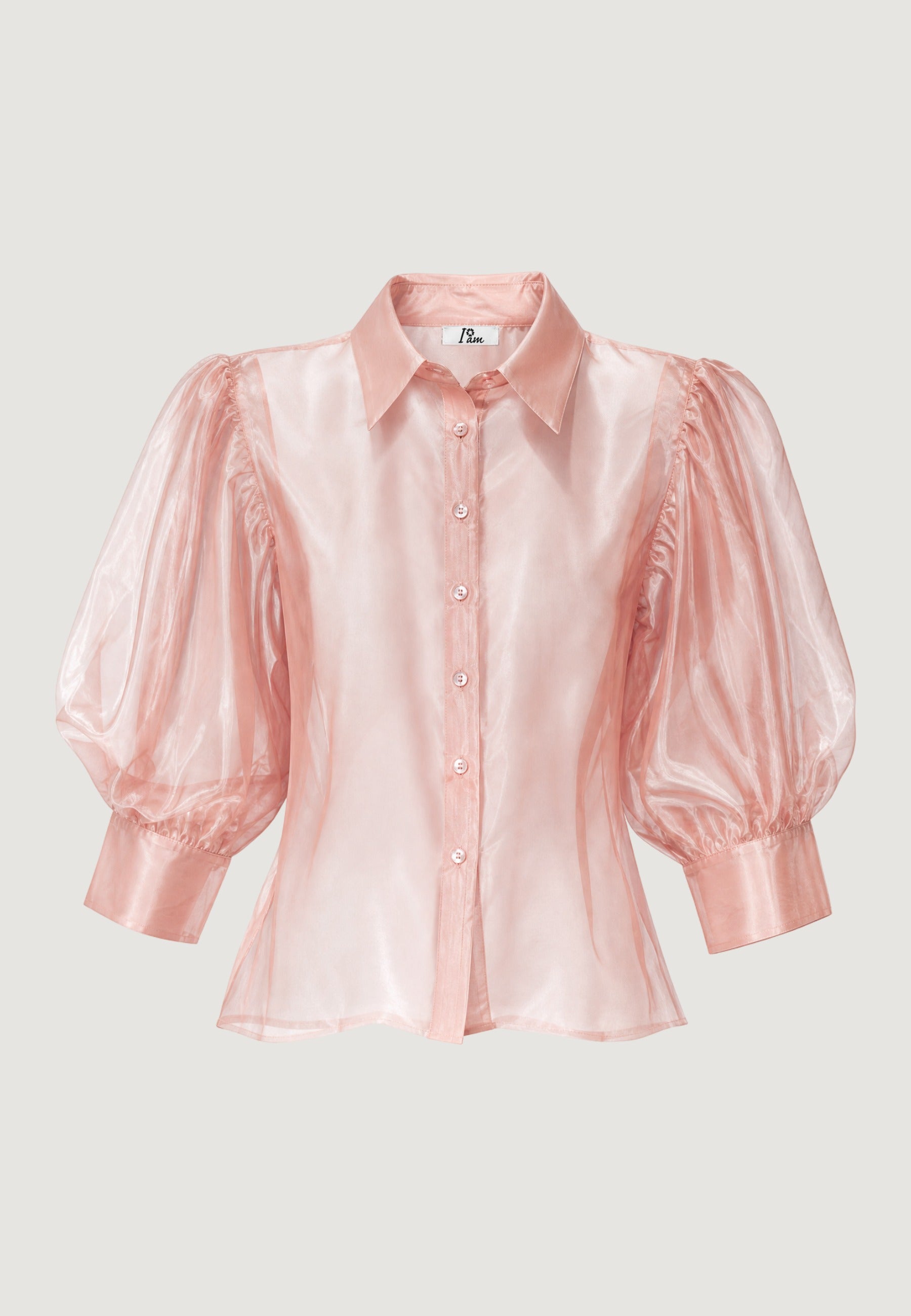 Camicia Cotone Maniche Balloon