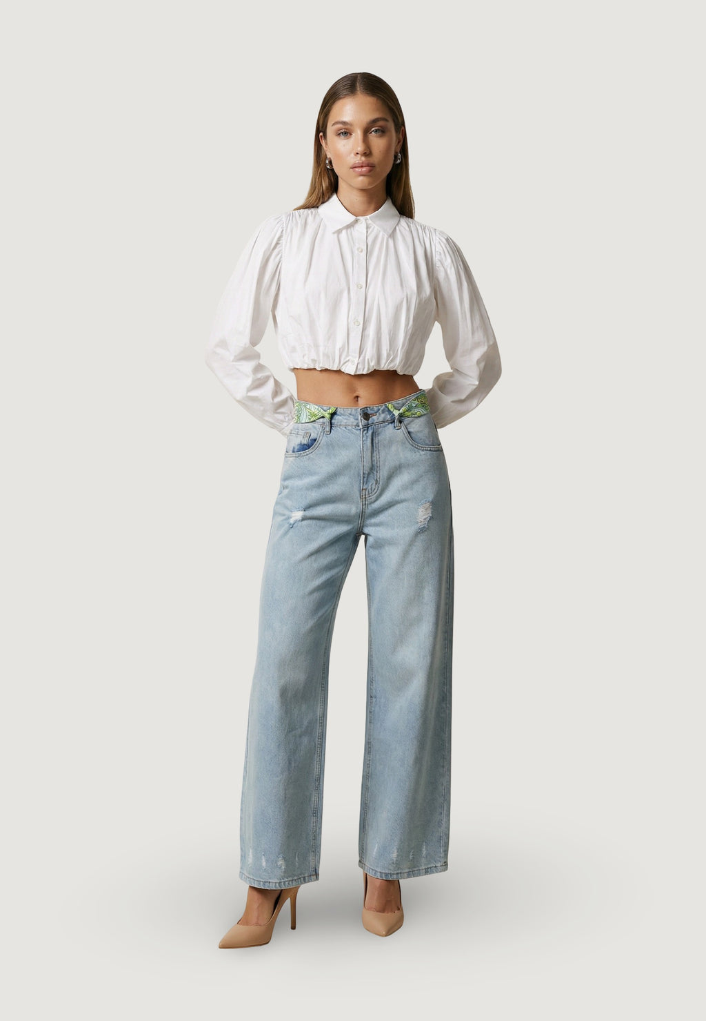 Jeans Cotone Strappati