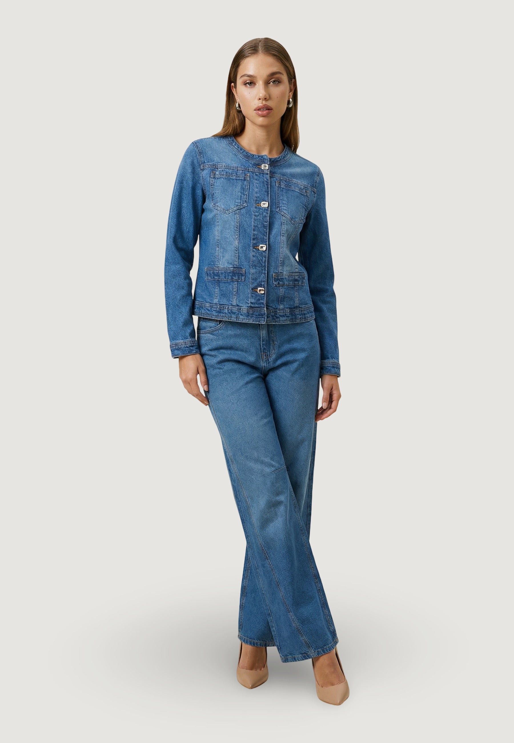 Giacca Cotone Denim
