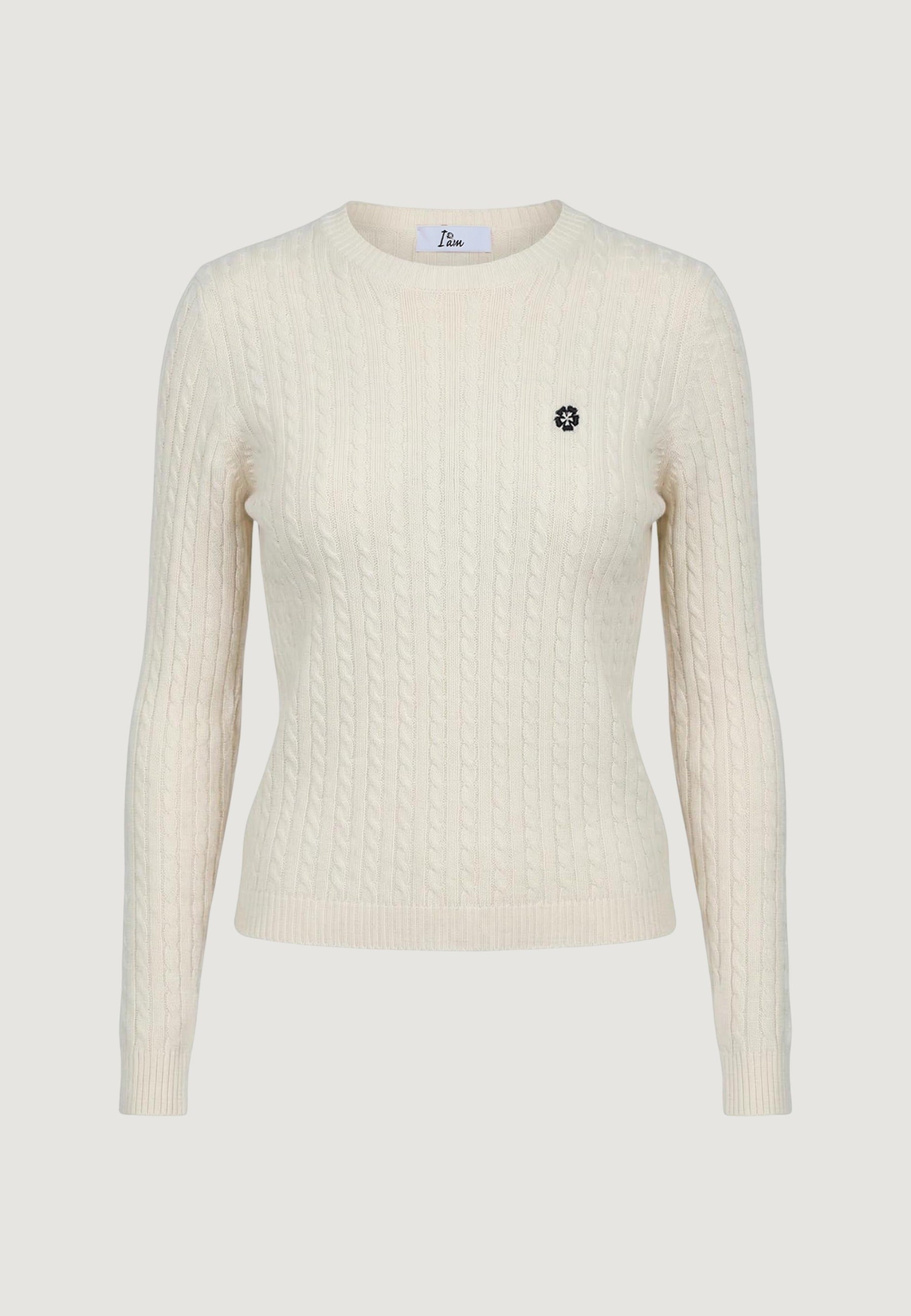 Maglione Cotone Treccia