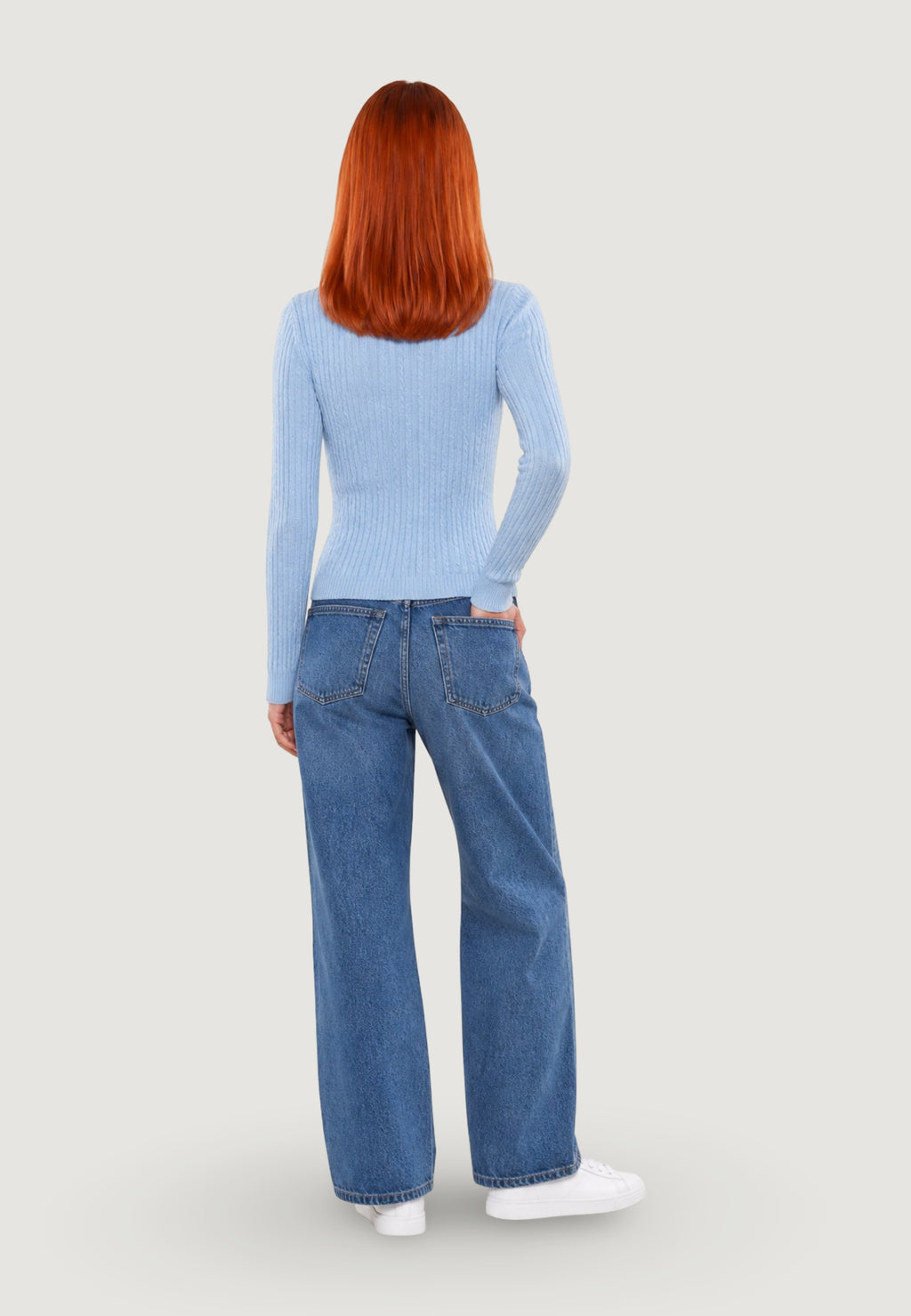 Maglione Cotone Treccia