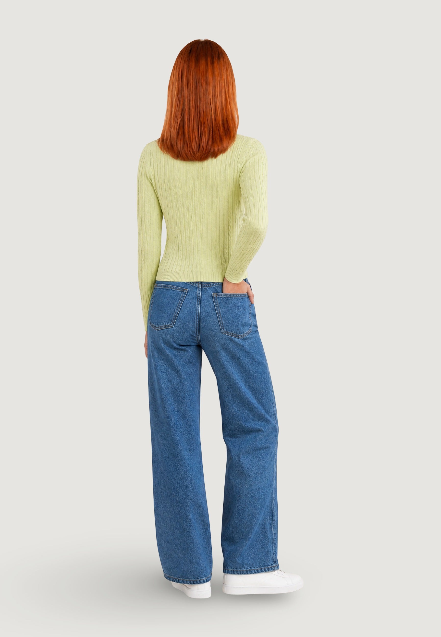 Maglione Cotone Treccia