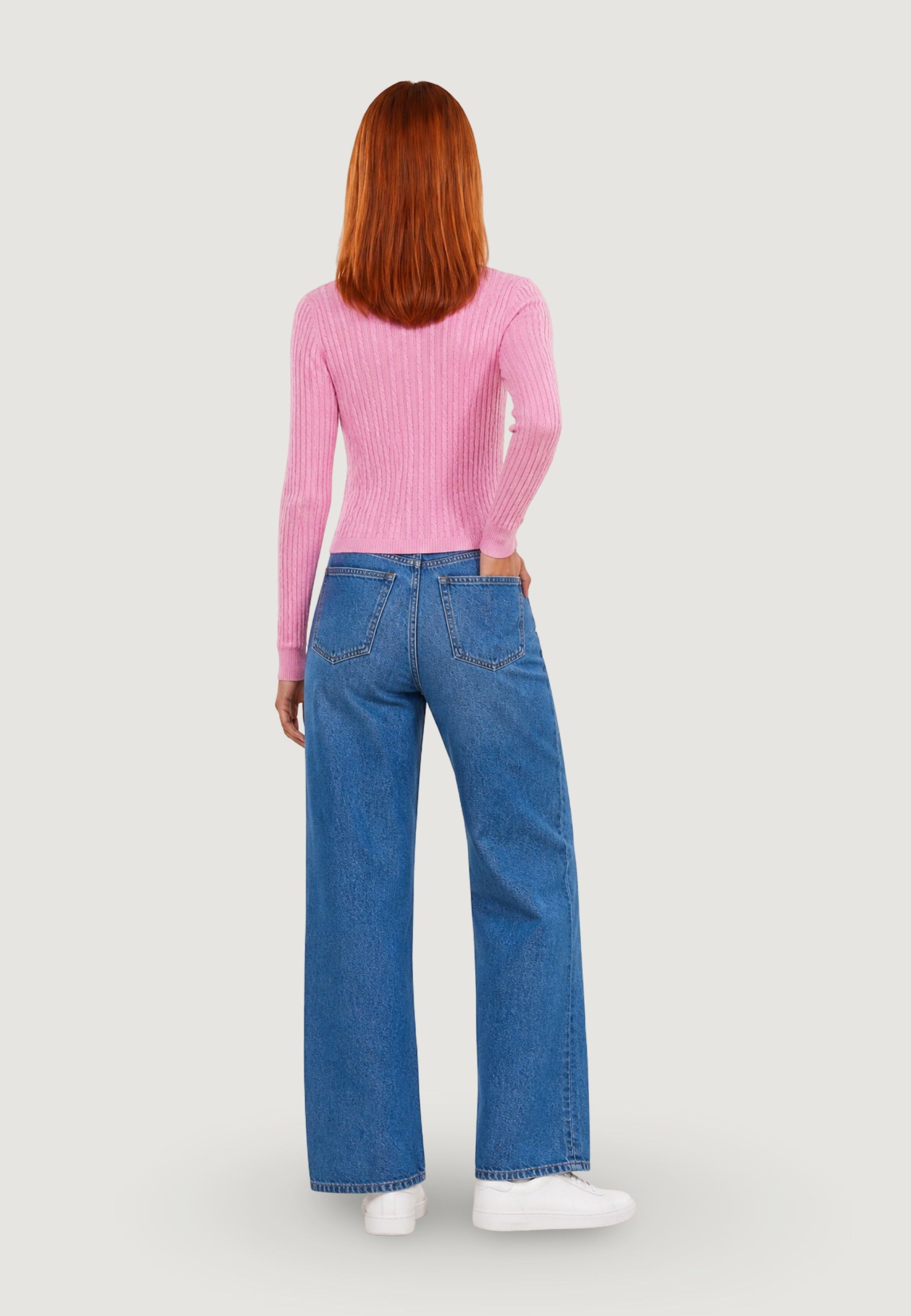 Maglione Cotone Treccia