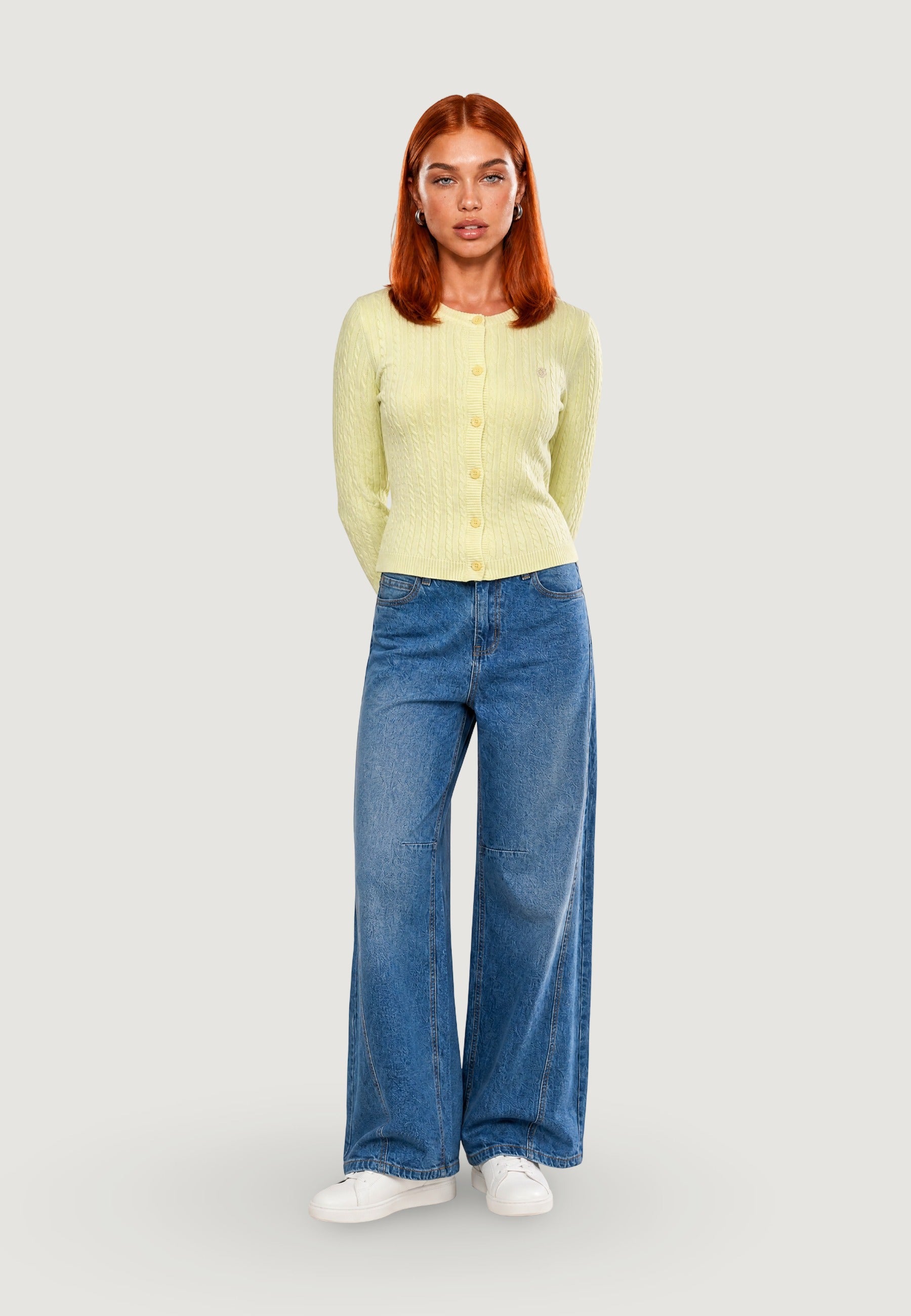 Cardigan Cotone Treccia