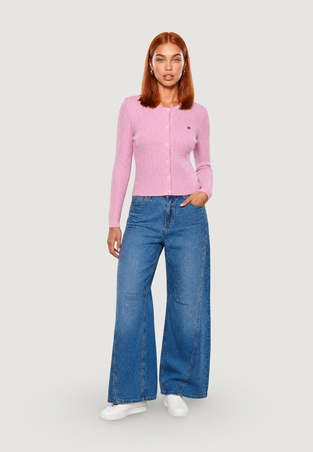Cardigan Cotone Treccia