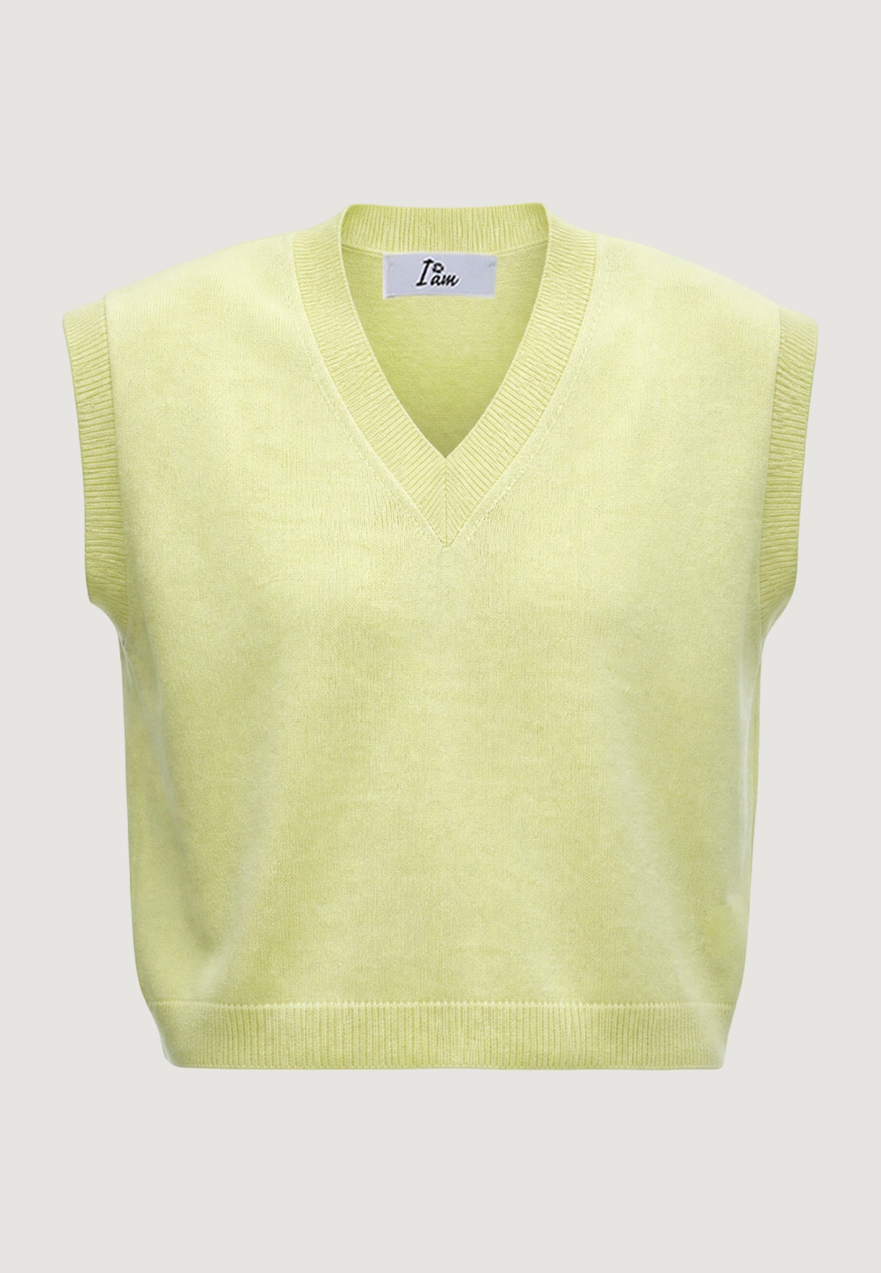 Gilet Cotone Acrilico Scollo V