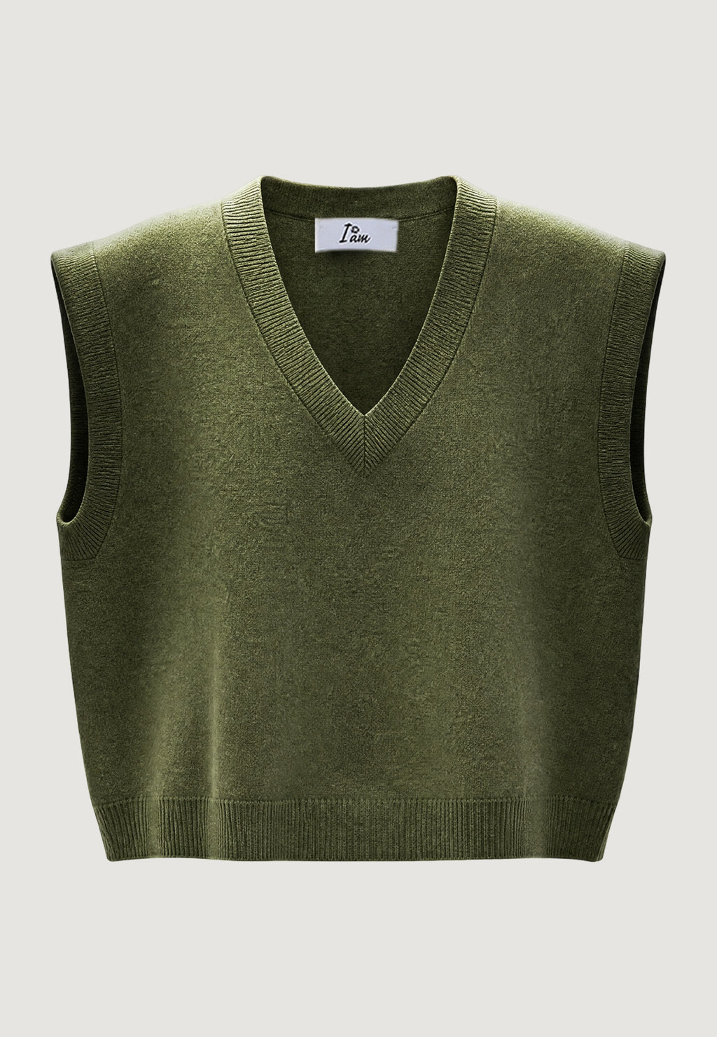 Gilet Cotone Acrilico Scollo V