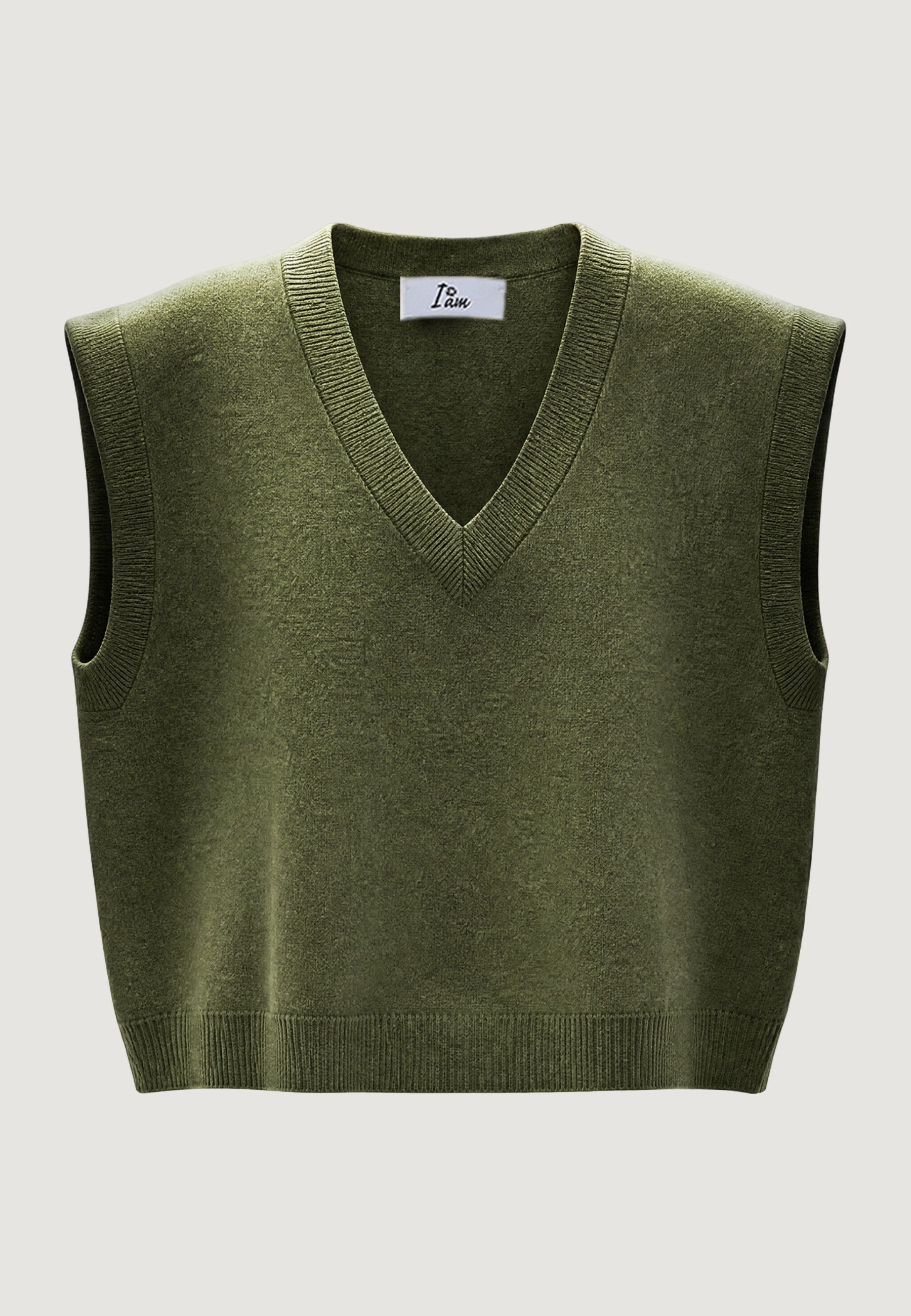 Gilet Cotone Acrilico Scollo V