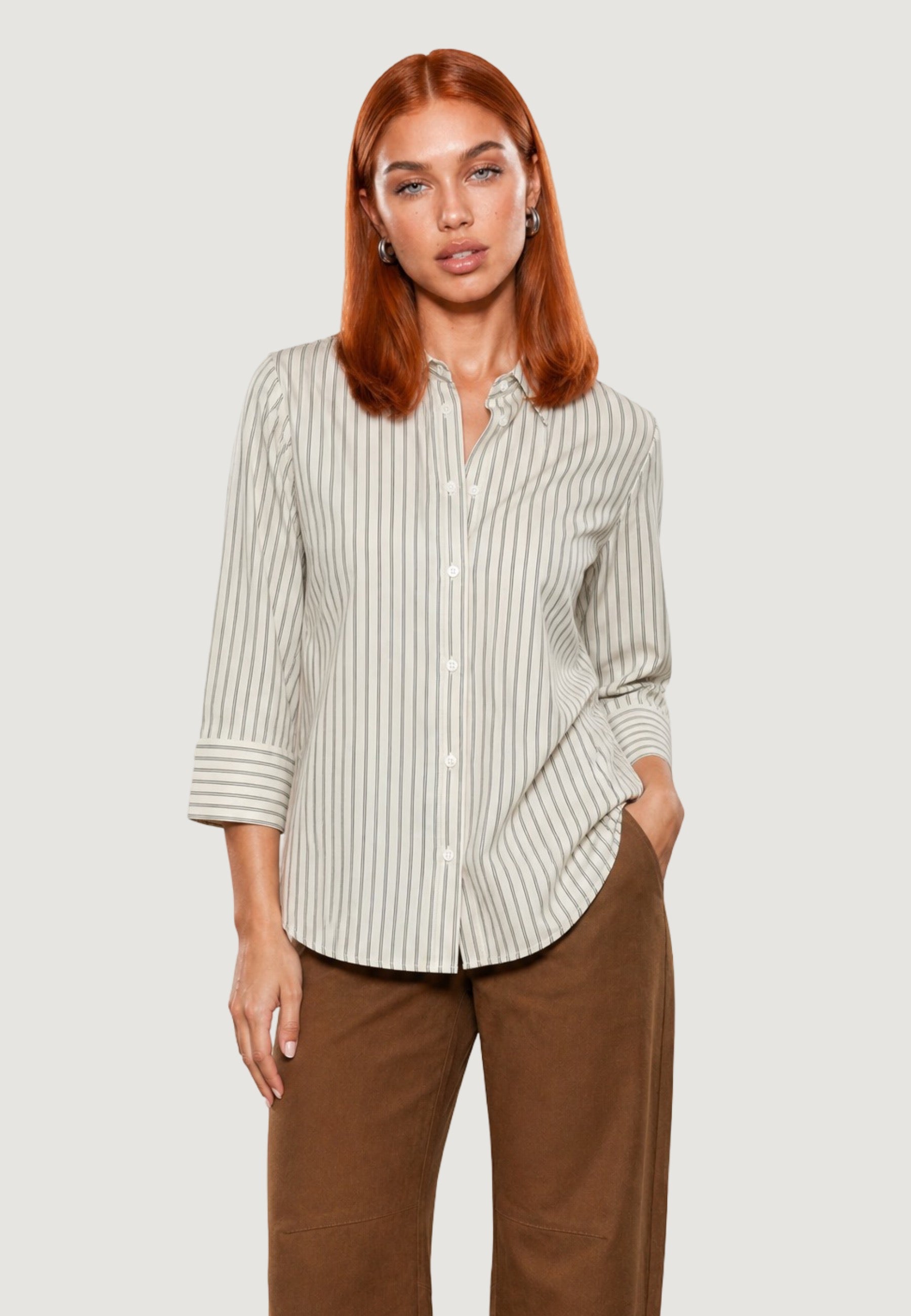 Camicia Cotone Righe