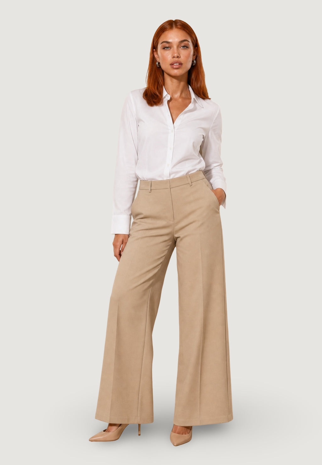 Pantaloni Cotone Ampi