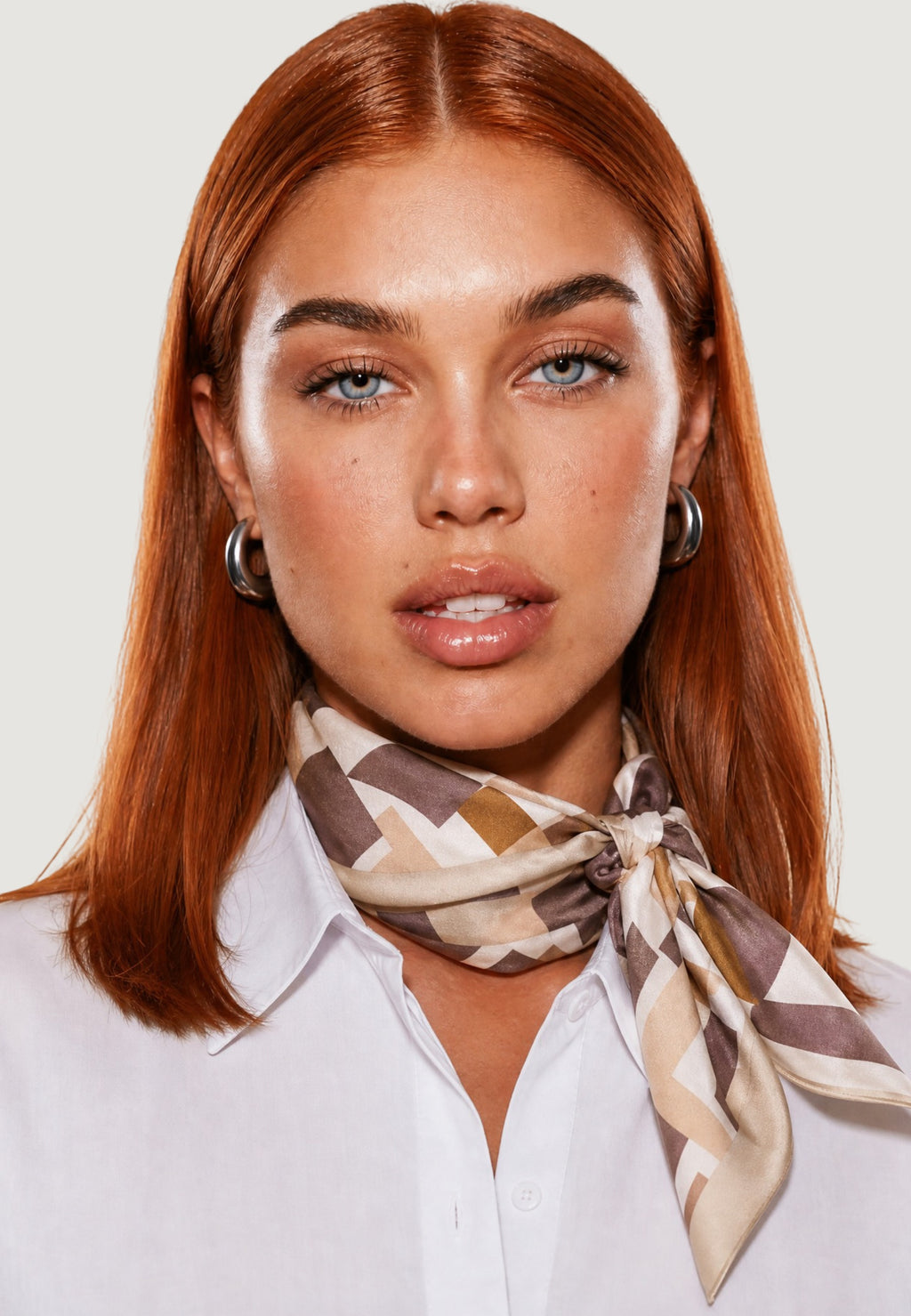 Foulard Motivo Geometrico