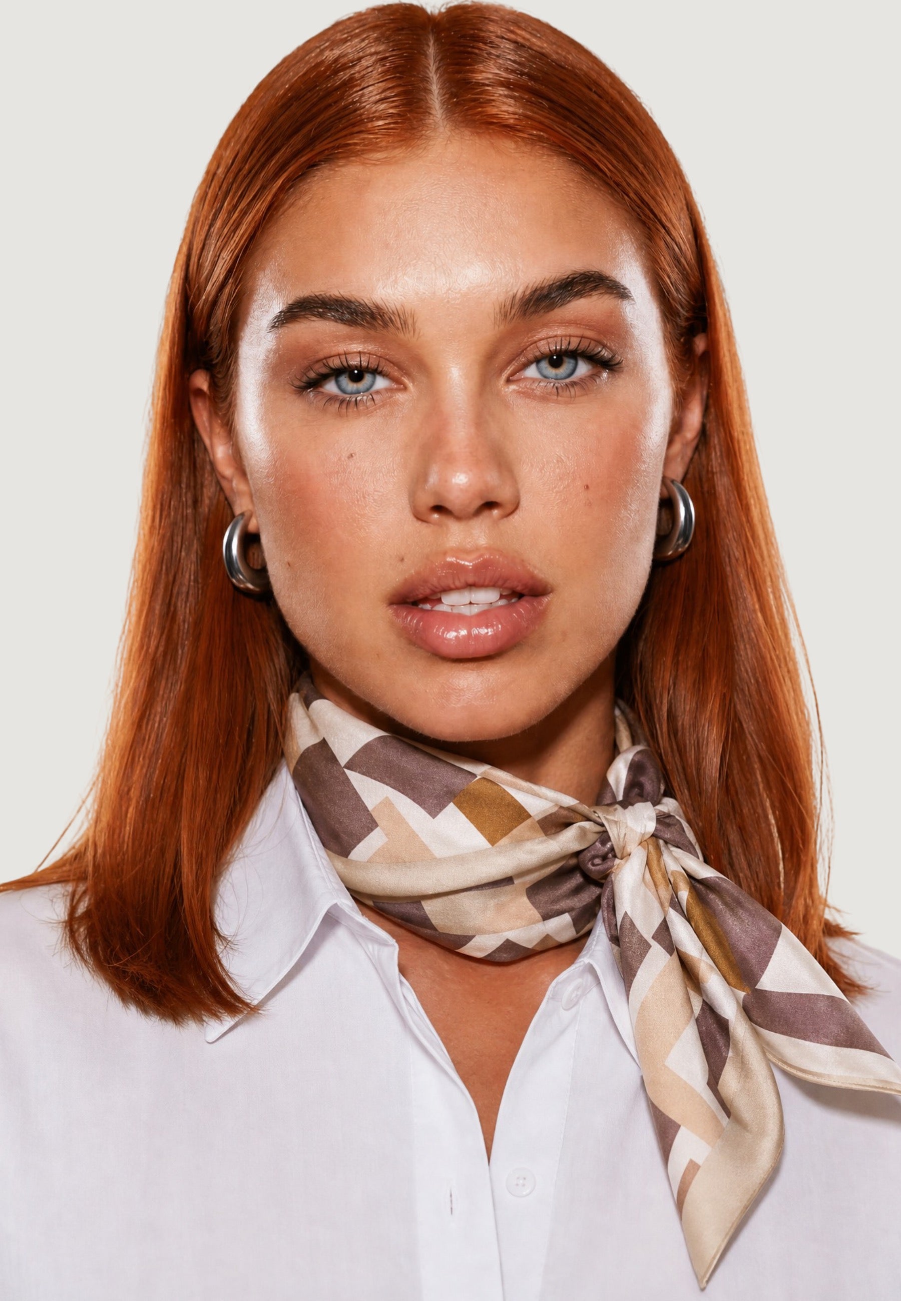 Foulard Motivo Geometrico