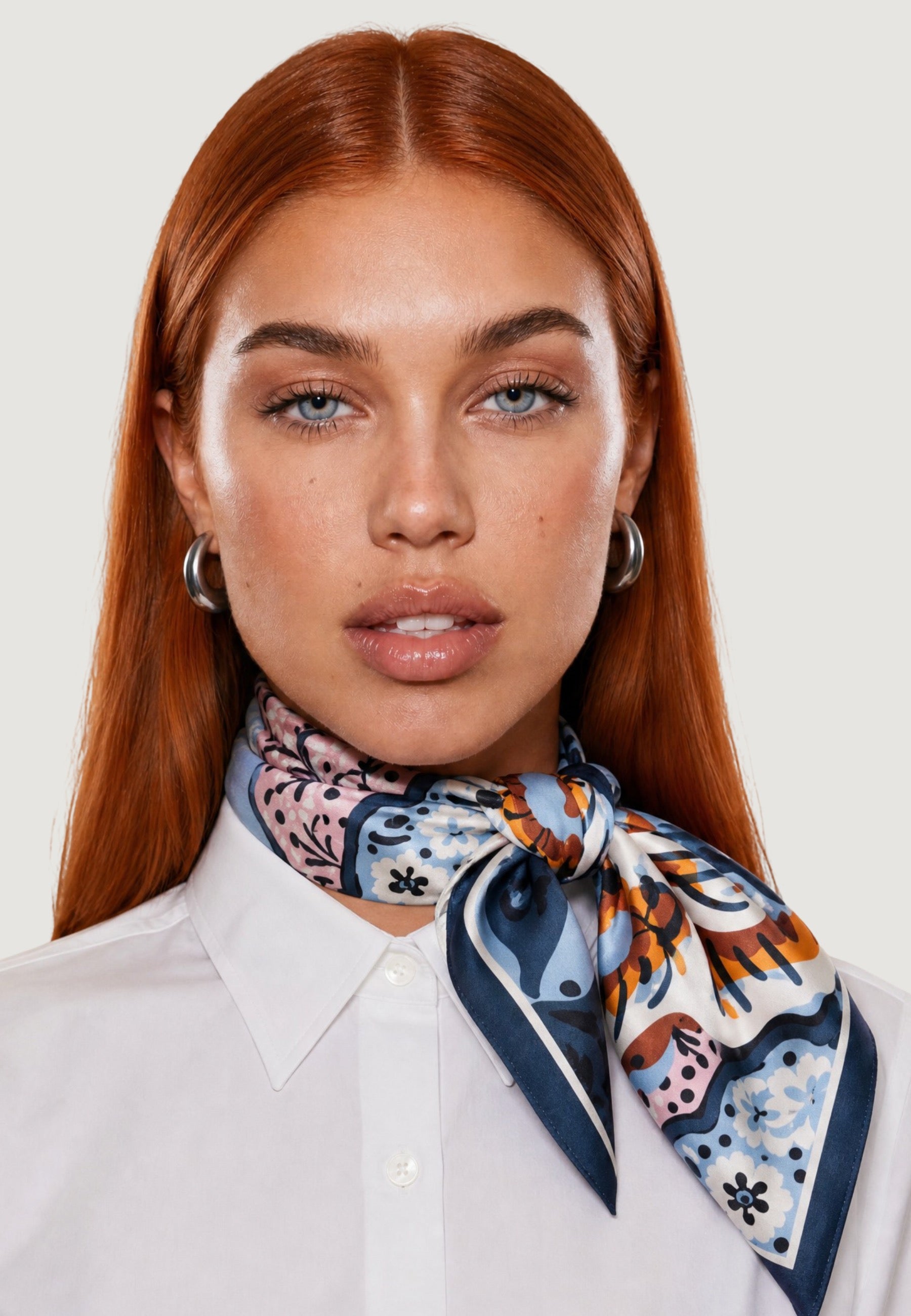 Foulard Motivo Geometrico