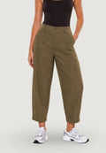 Pantaloni Cotone Risvolto