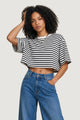 Top Cotone Righe
