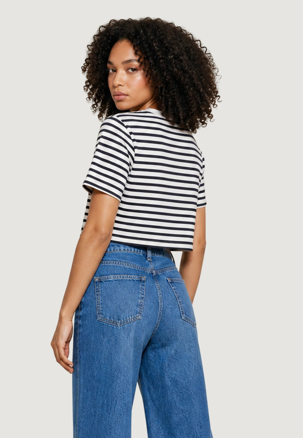 Top Cotone Righe