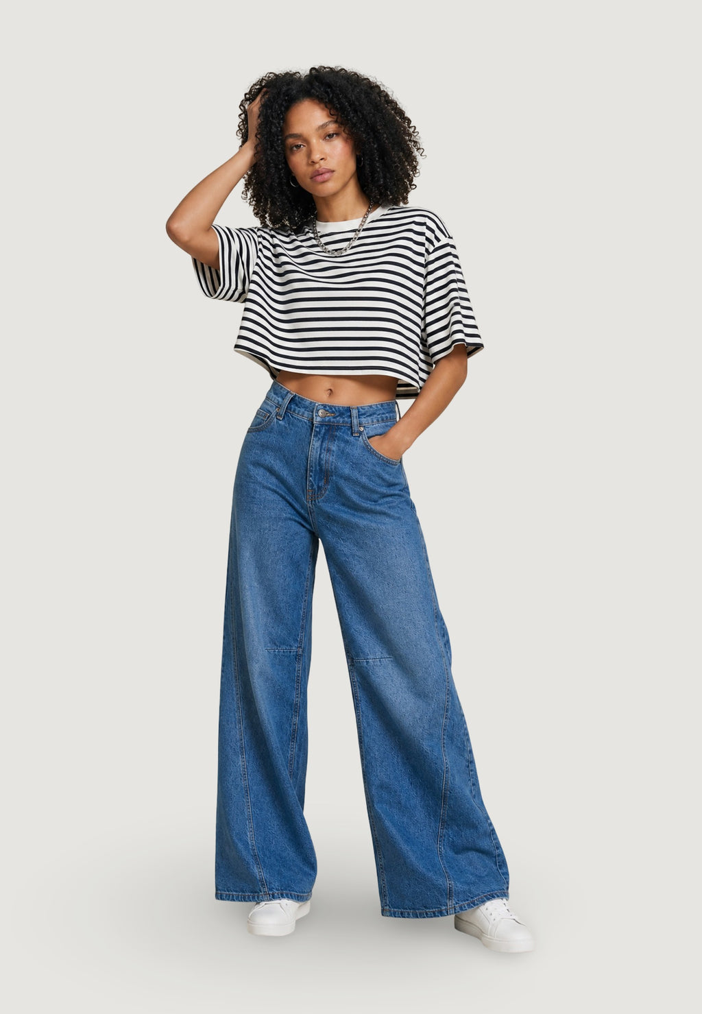 Top Cotone Righe