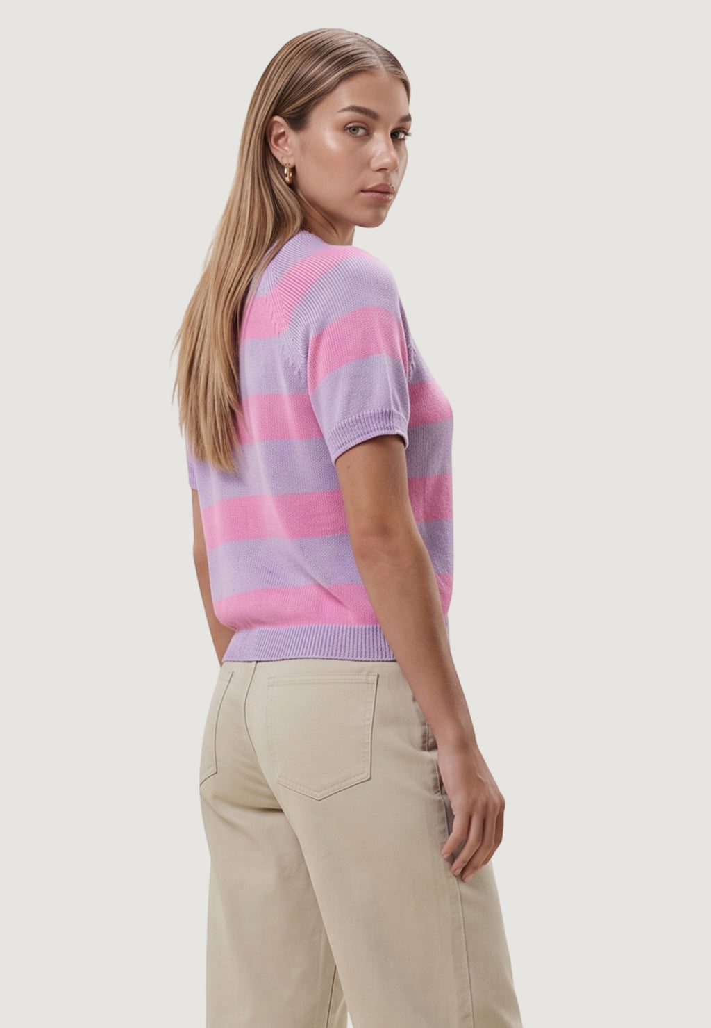 Maglia Cotone Rigata