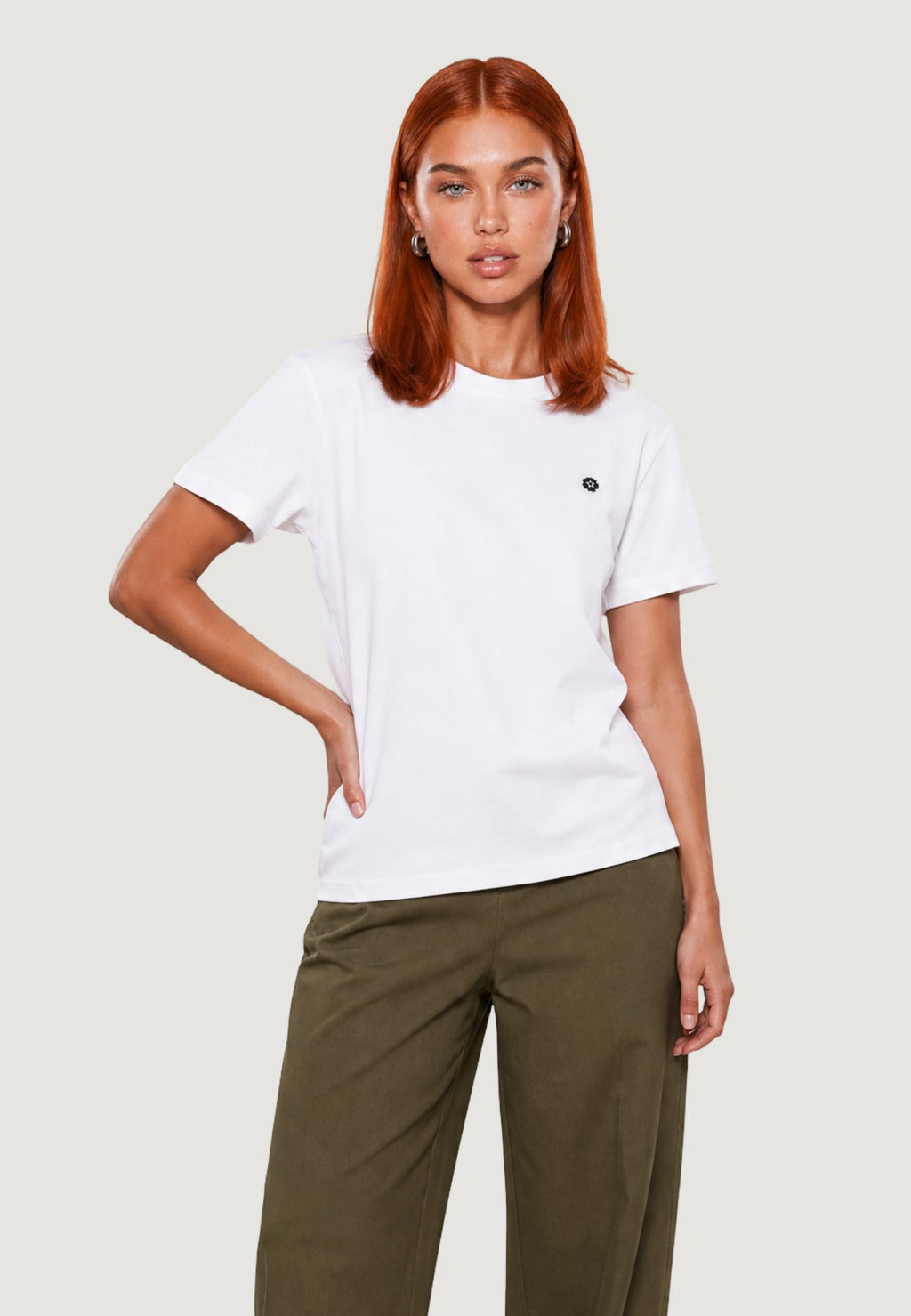 T-shirt Cotone Ricamo