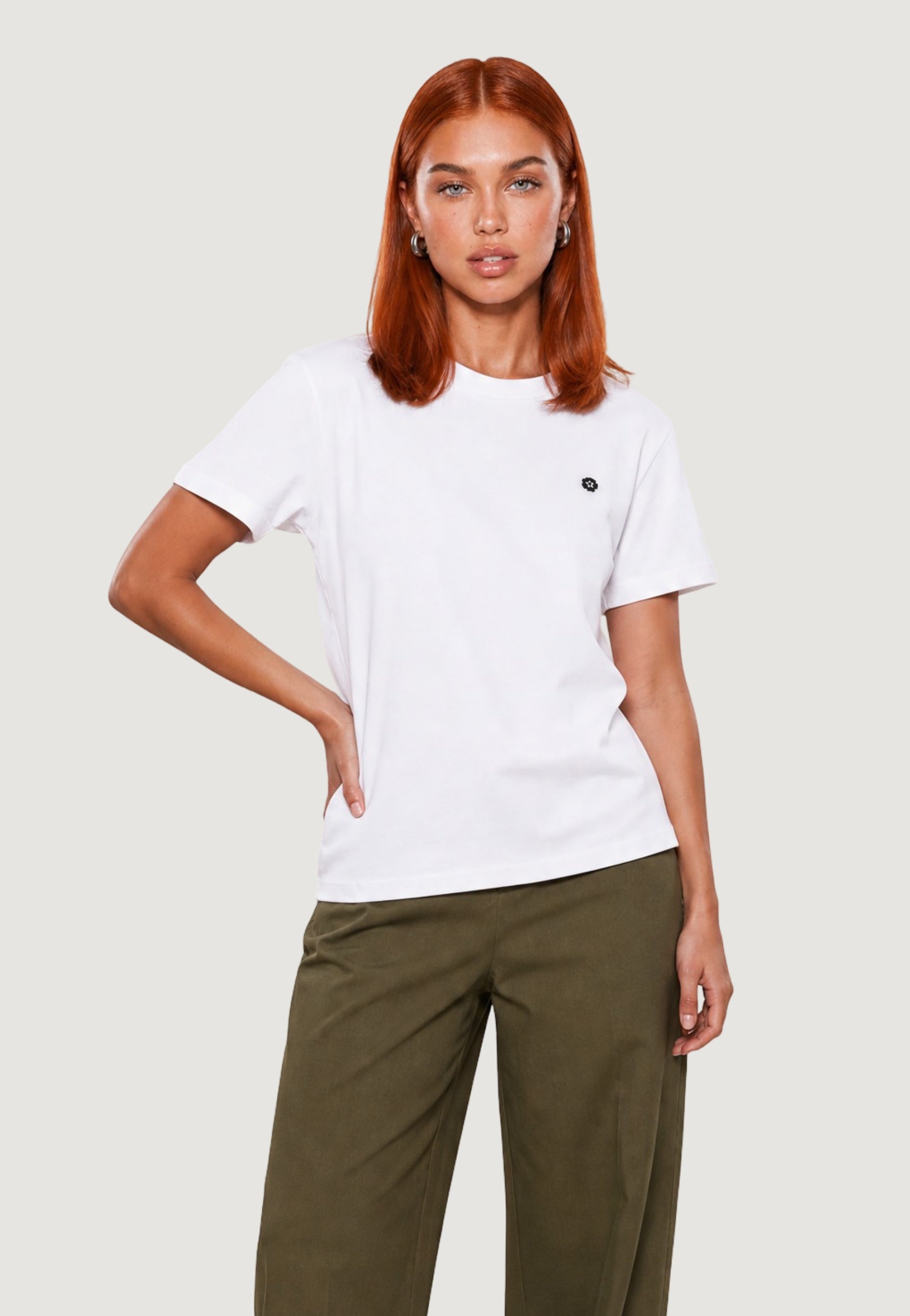 T-shirt Cotone Ricamo