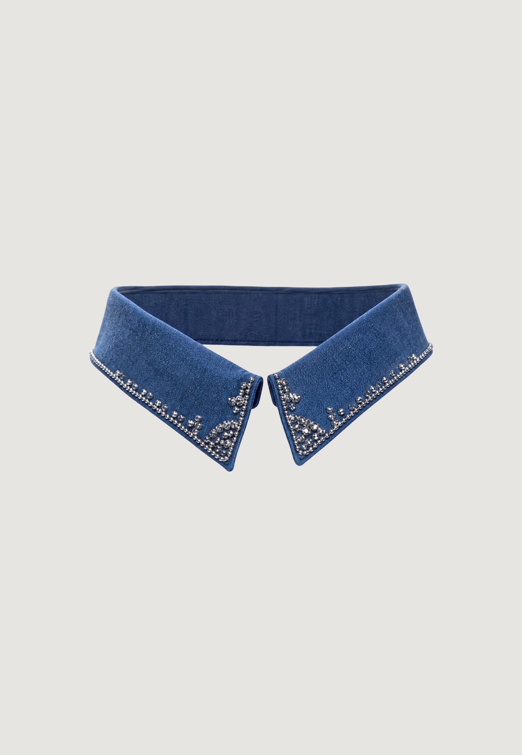 Camicia Cotone Colletto Decorato