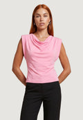 Top Cotone Scollo Morbido
