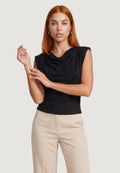 Top Cotone Scollo Morbido