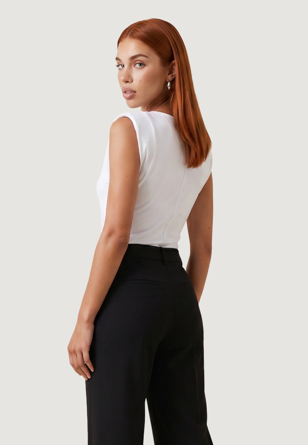 Top Cotone Scollo Morbido
