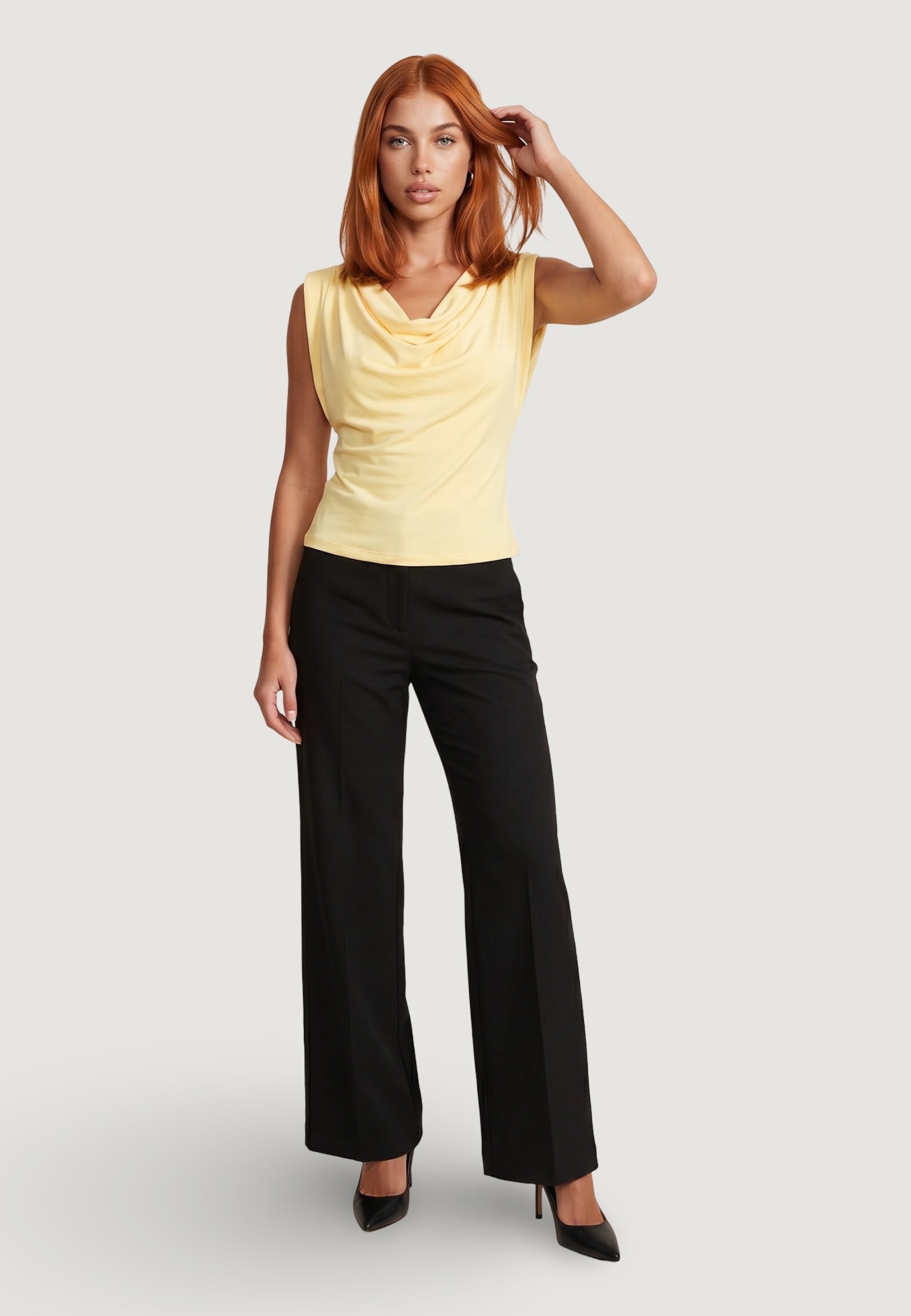 Top Cotone Scollo Morbido