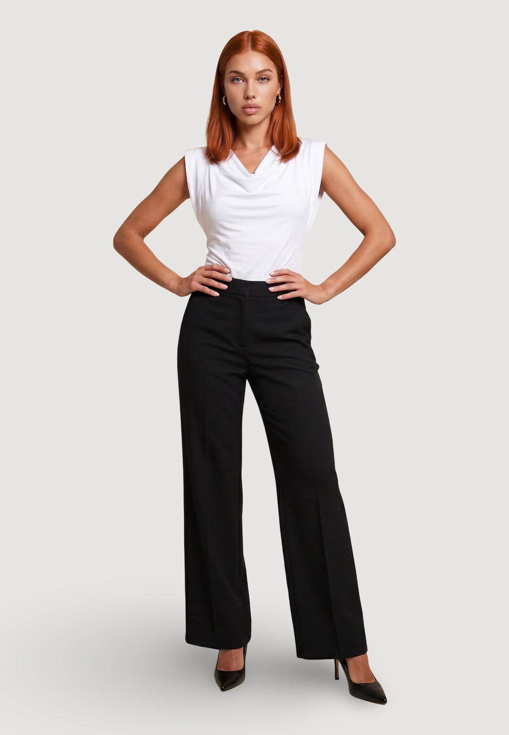 Top Cotone Scollo Morbido