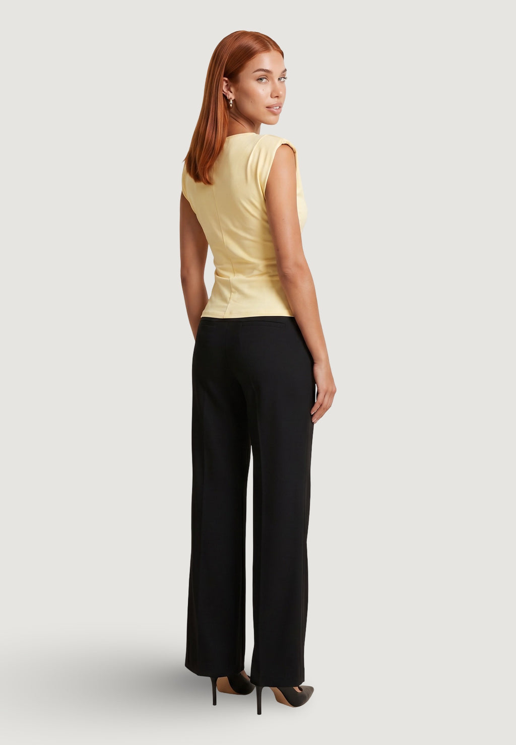 Top Cotone Scollo Morbido