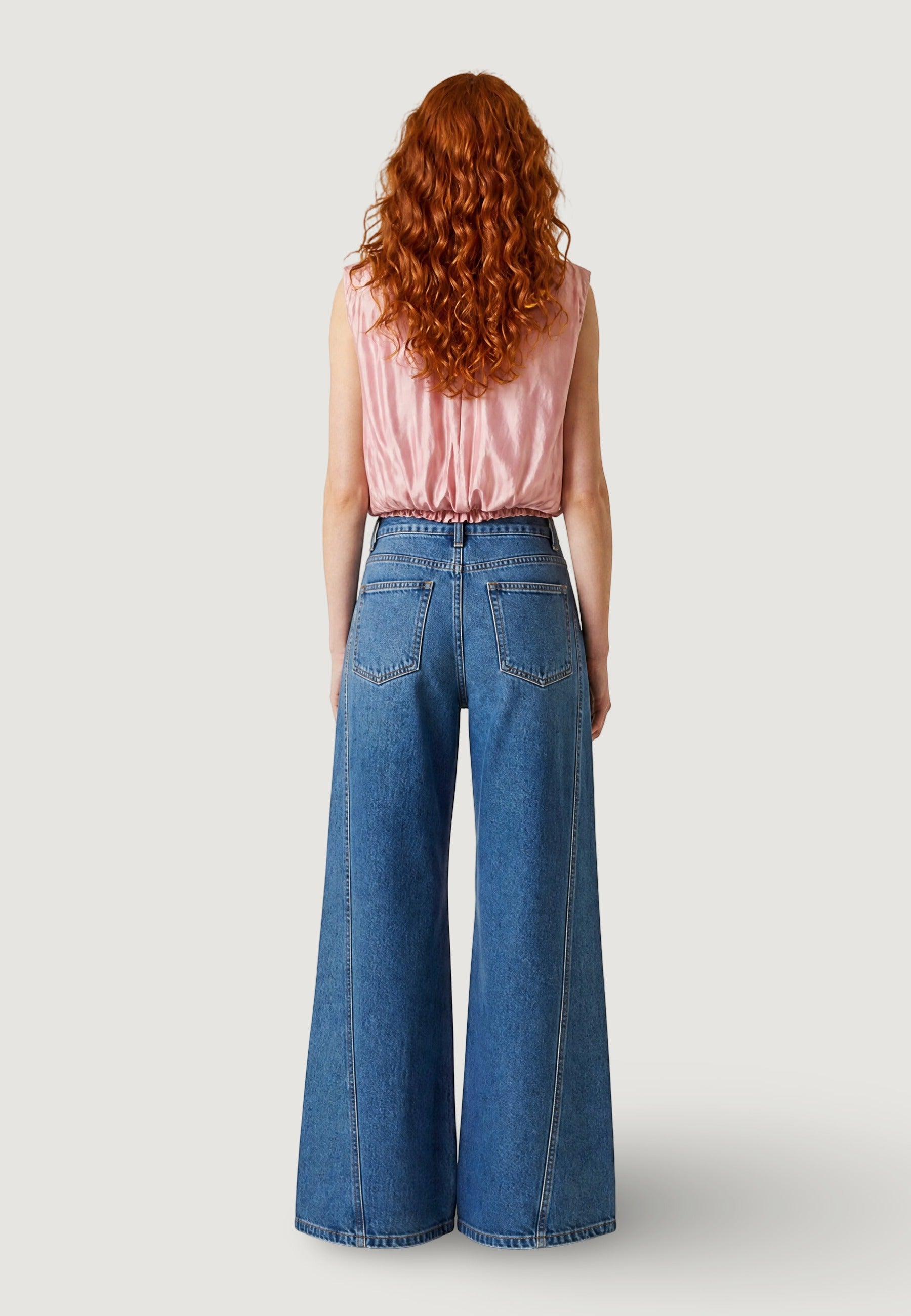 Blusa Tencel Smanicata