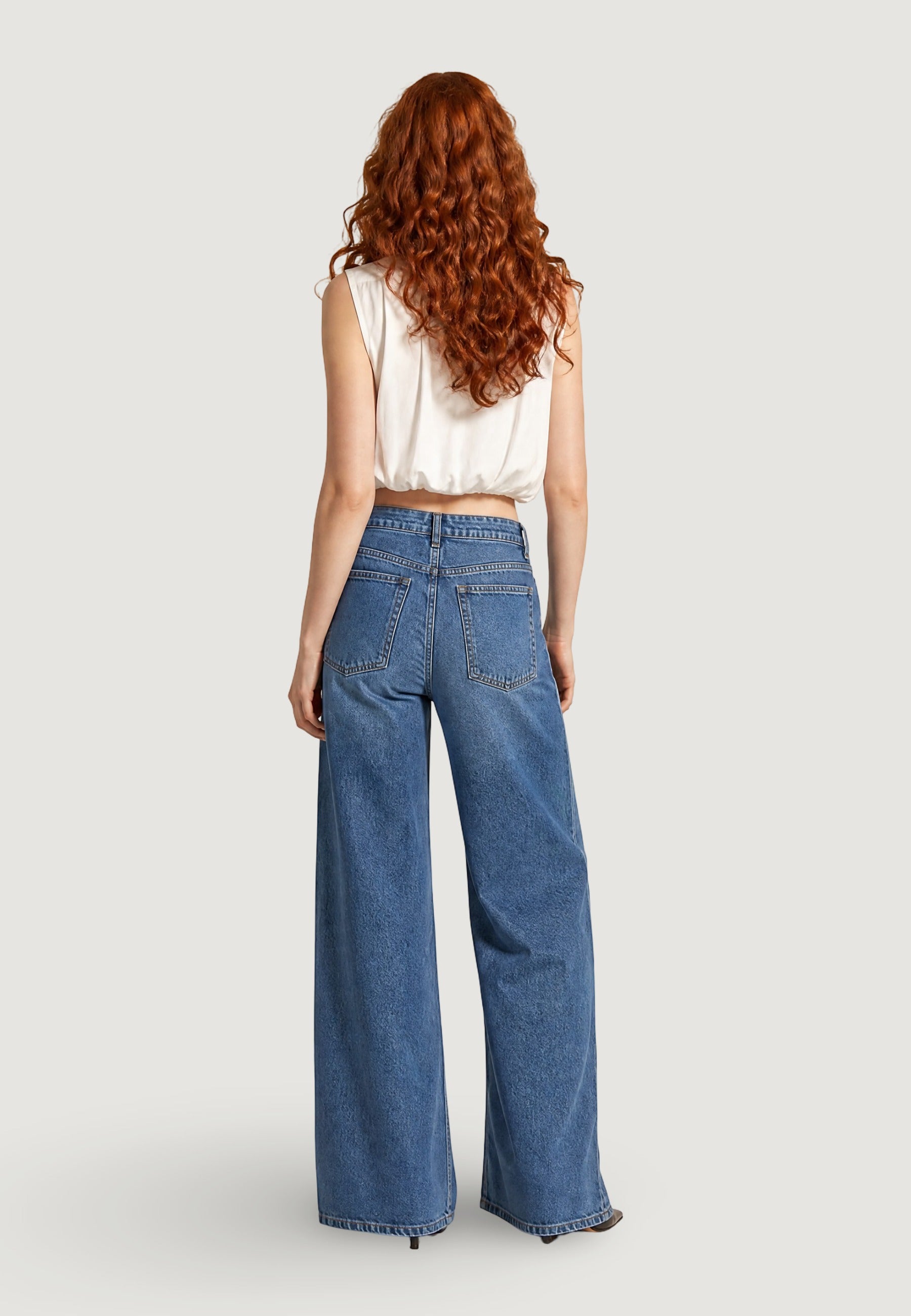 Blusa Tencel Smanicata