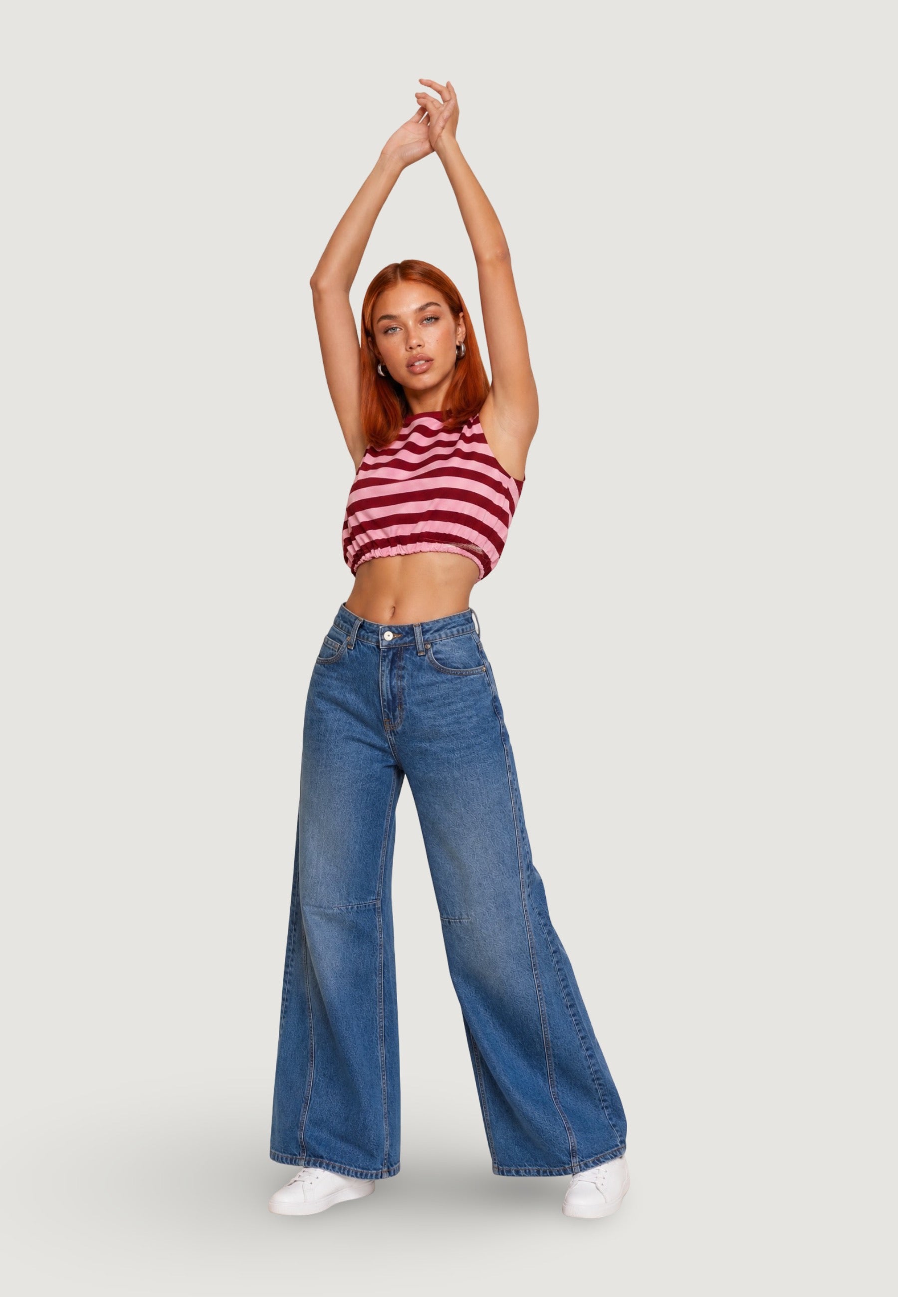 Top Viscosa Righe
