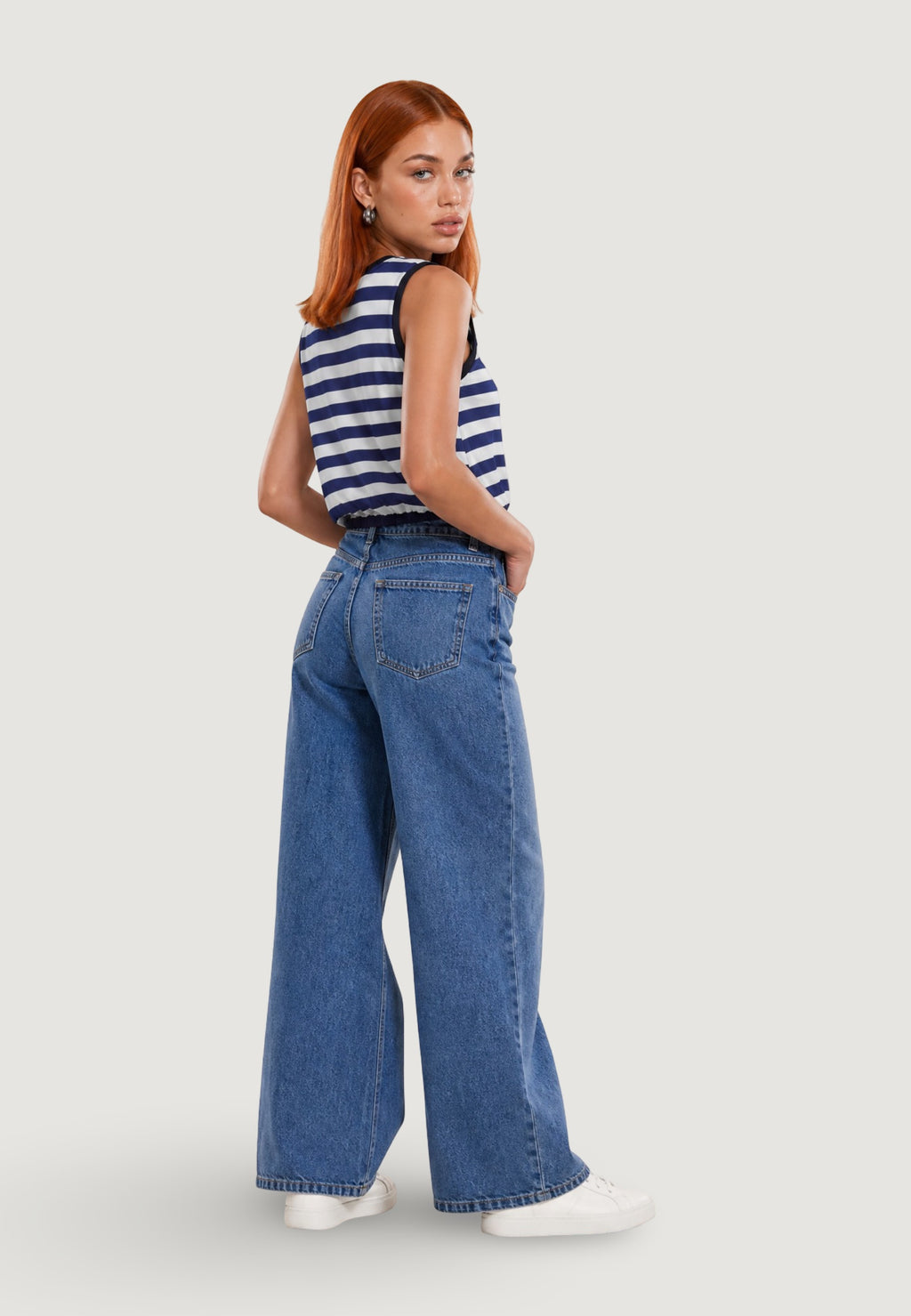 Top Viscosa Righe