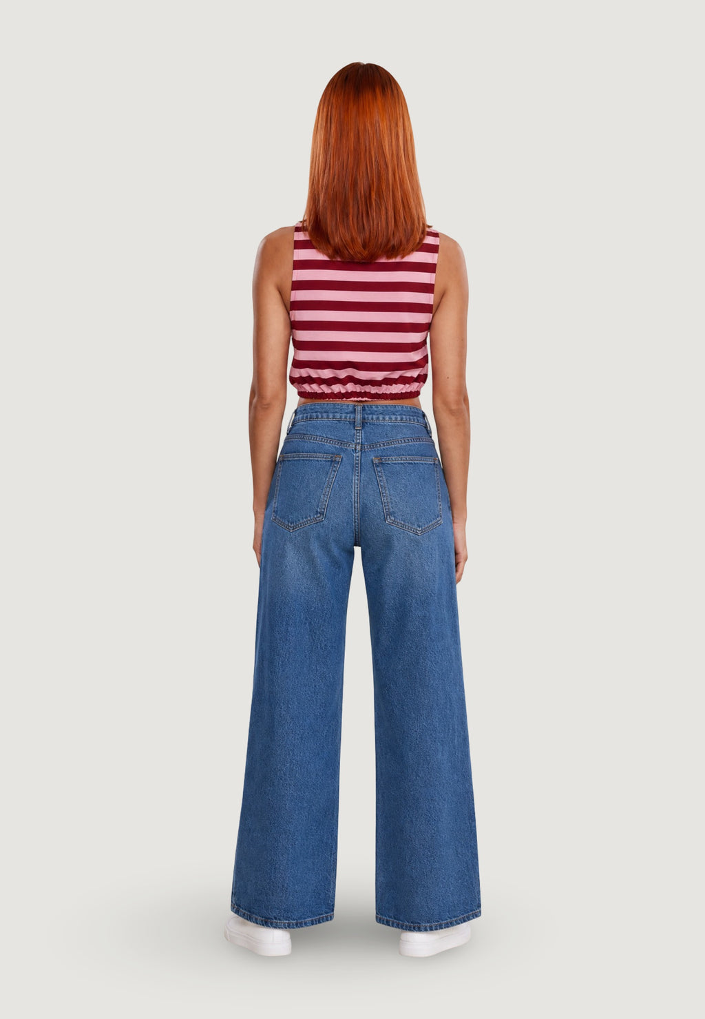 Top Viscosa Righe