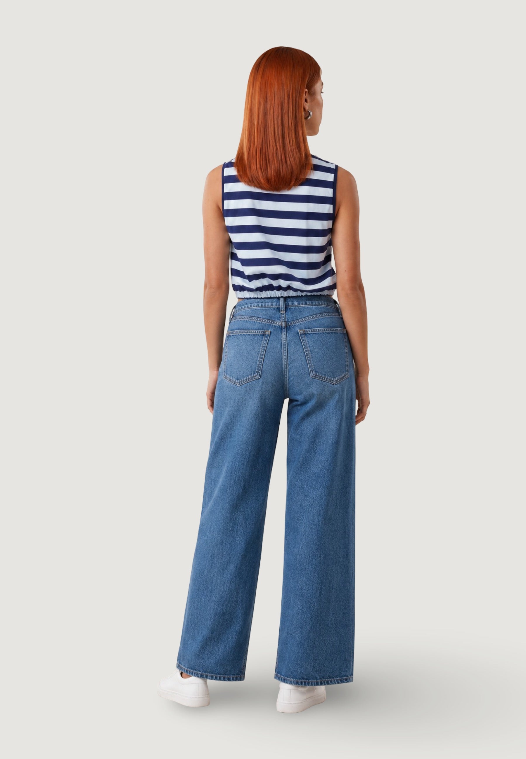 Top Viscosa Righe