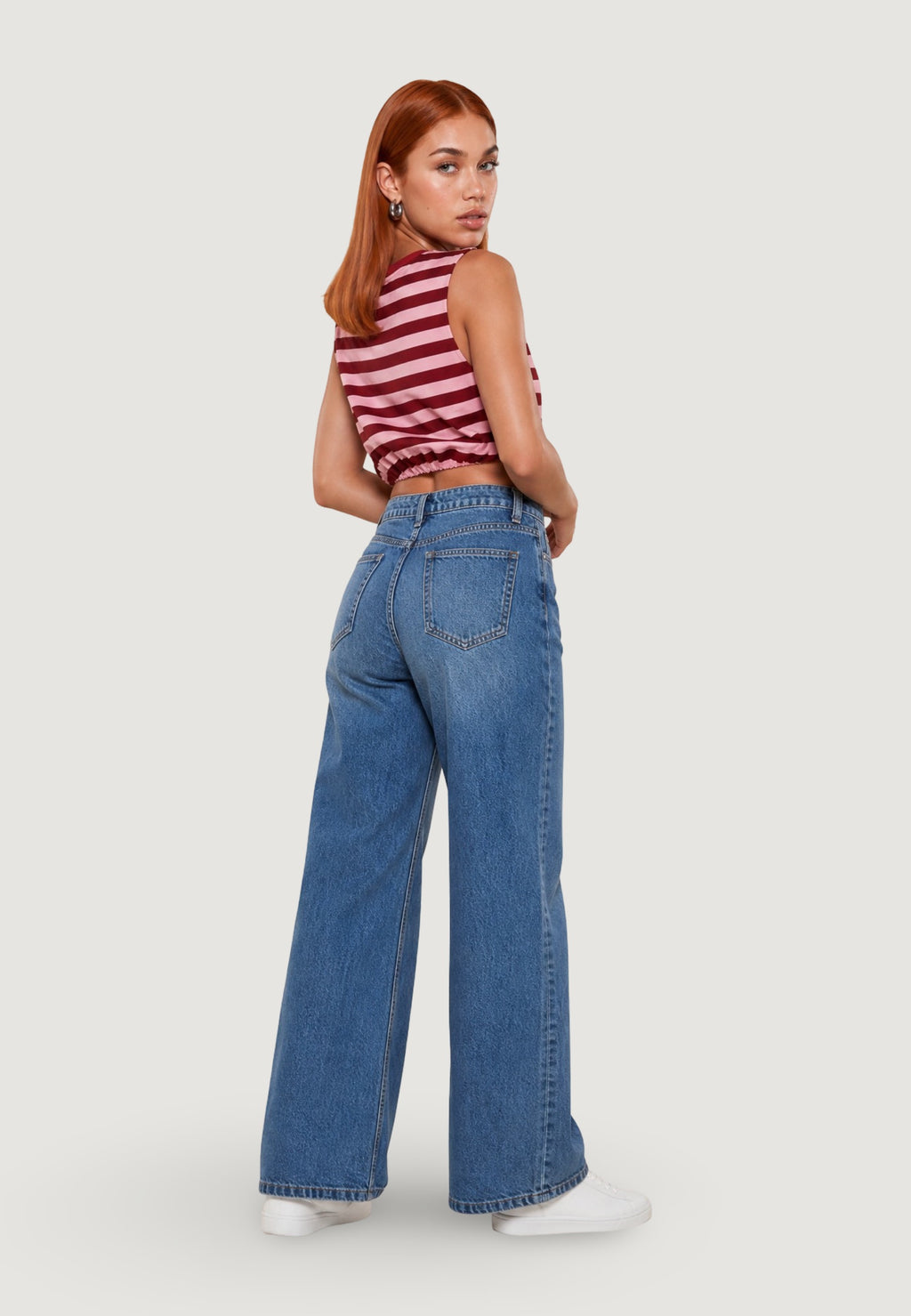 Top Viscosa Righe