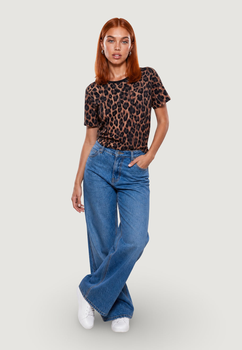 T-shirt Cotone Stampa Zebra