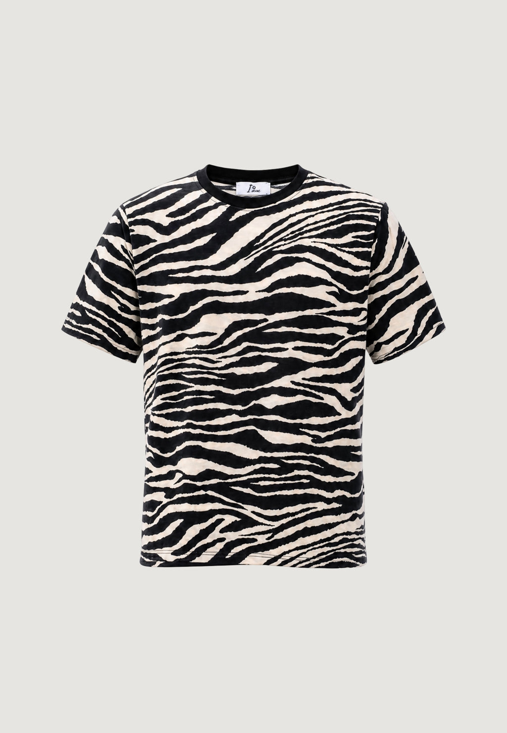 T-shirt Cotone Stampa Zebra