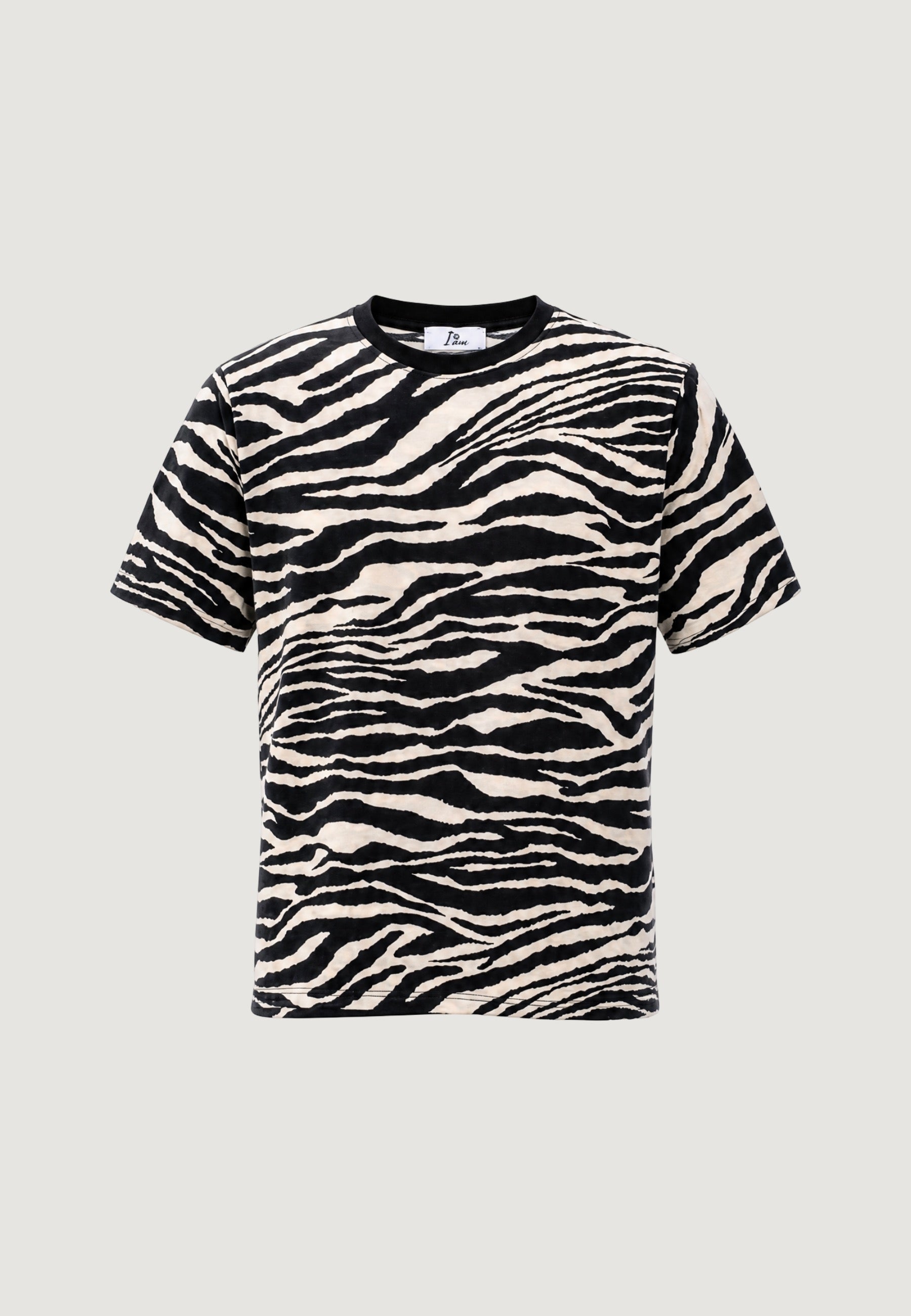 T-shirt Cotone Stampa Zebra