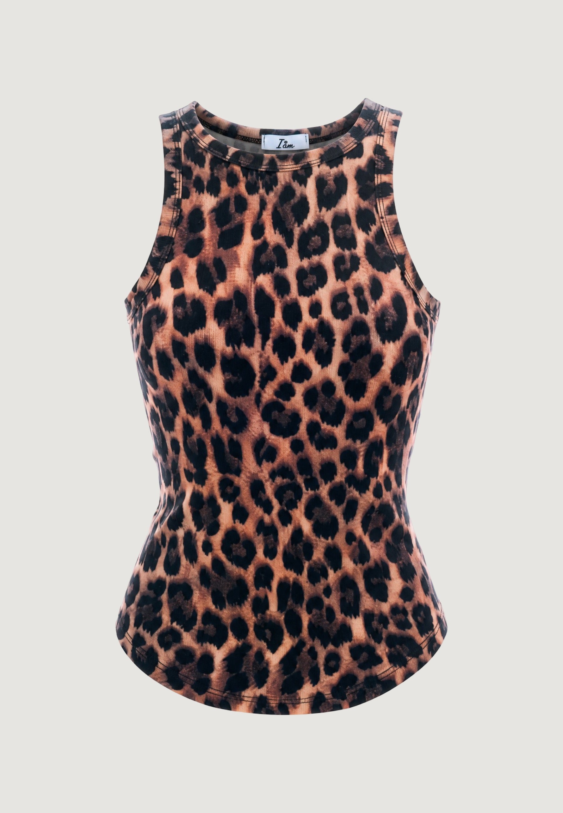 Top Cotone Stampa Animalier