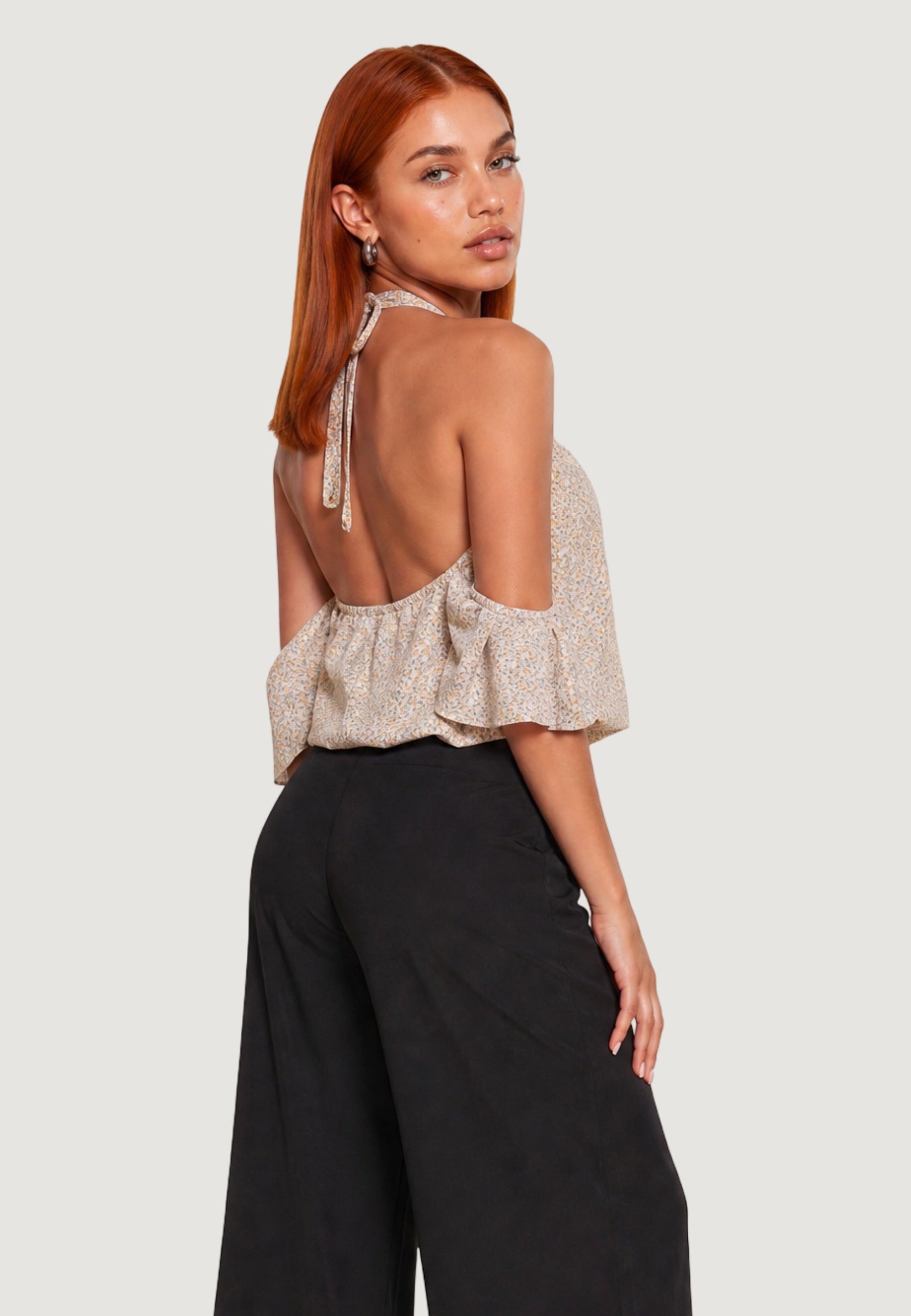 Top Viscosa Spalle Scoperte