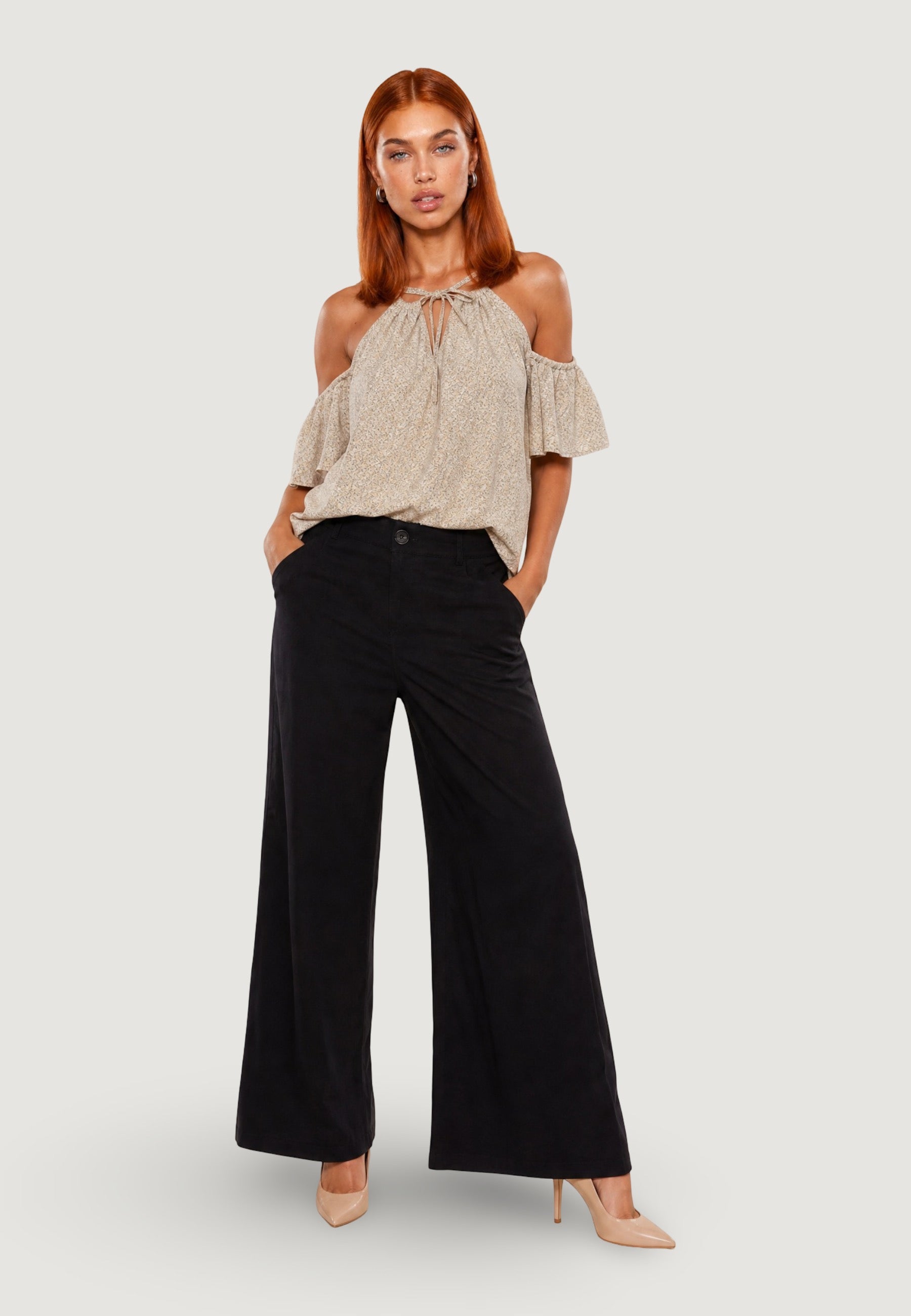 Top Viscosa Spalle Scoperte