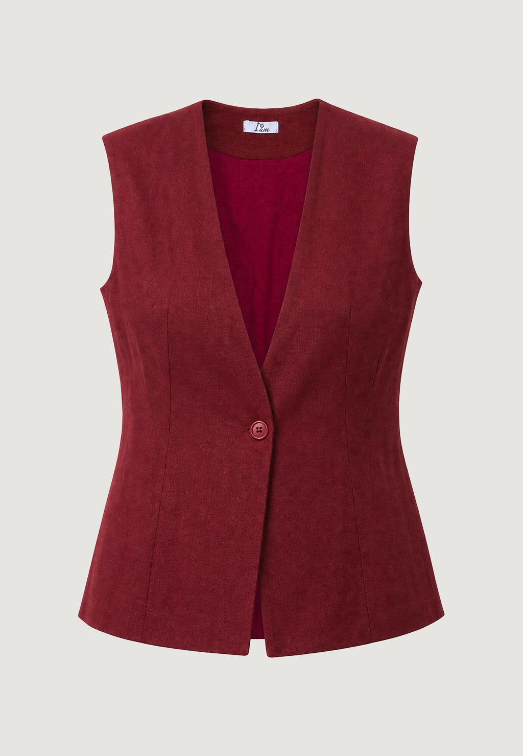 Gilet Viscosa Lino