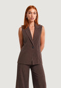Gilet Modal Monopetto