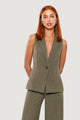 Gilet Modal Monopetto
